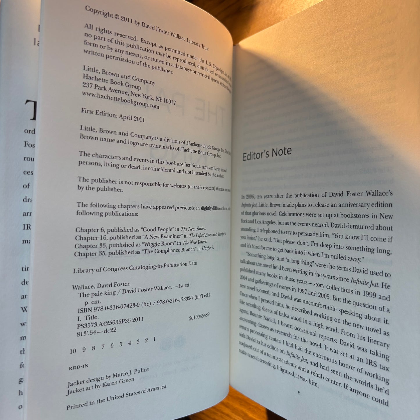David Foster Wallace - The Pale King - First Edition