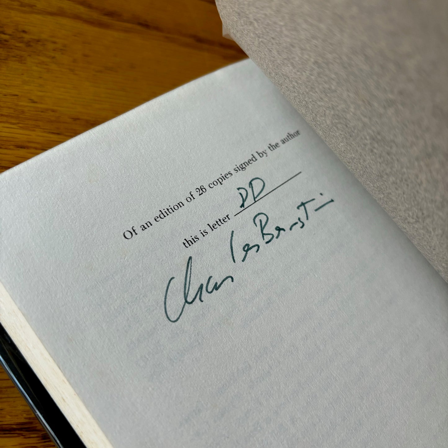 Charles Bernstein - The Sophist - Signed Limited Edition