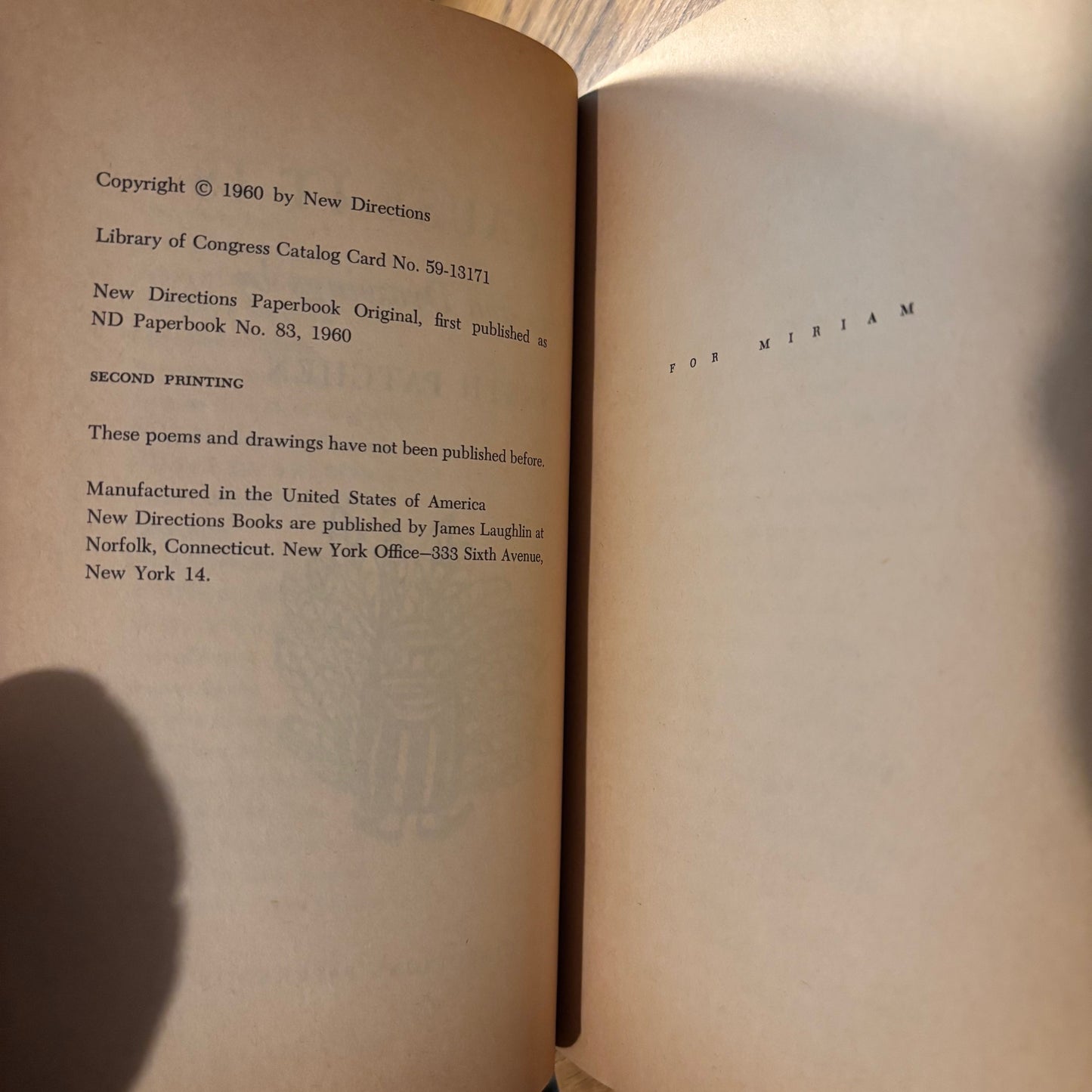 Kenneth Patchen - Because It Is