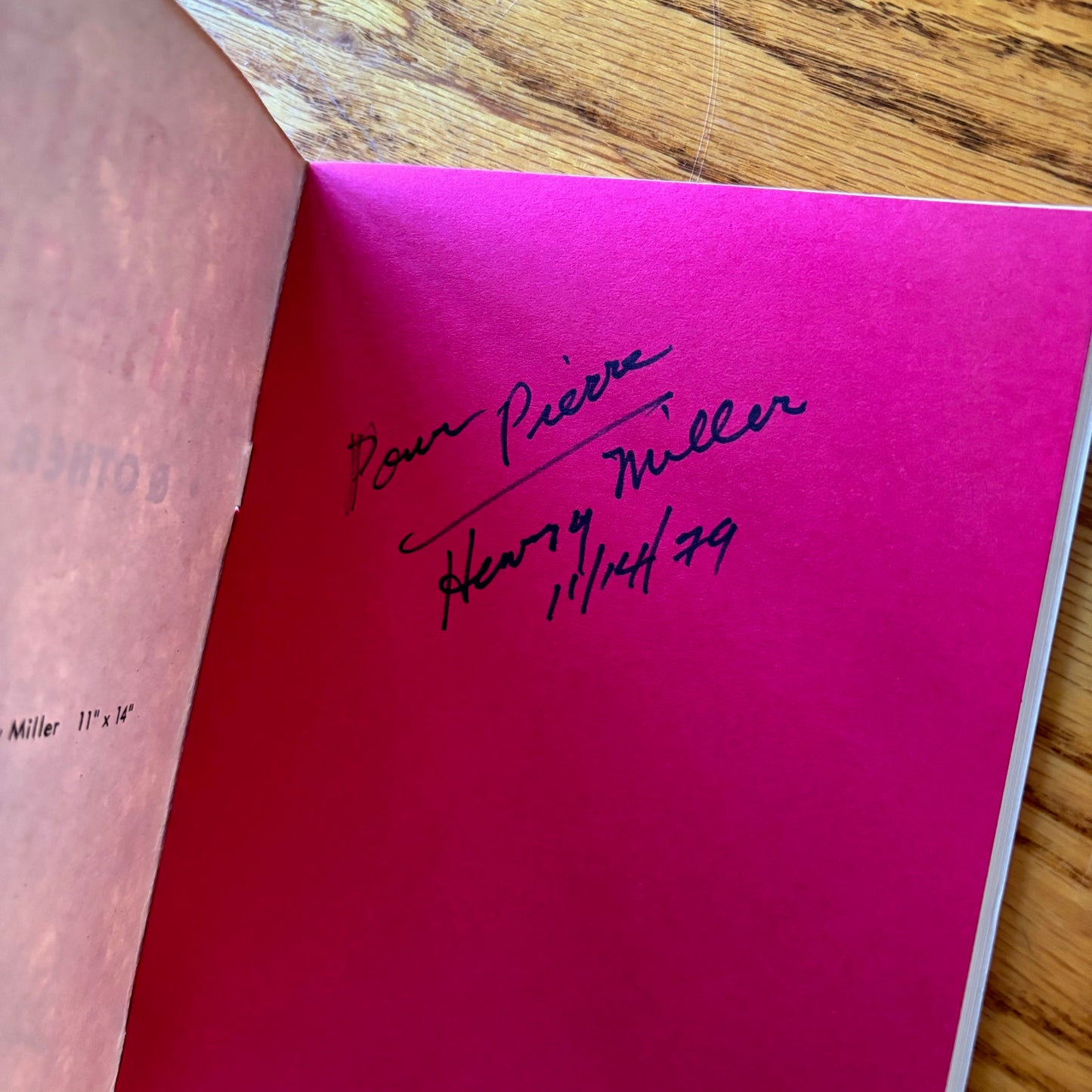 Henry Miller - The Theatre & Other Pieces (Stroker 11) - Signed