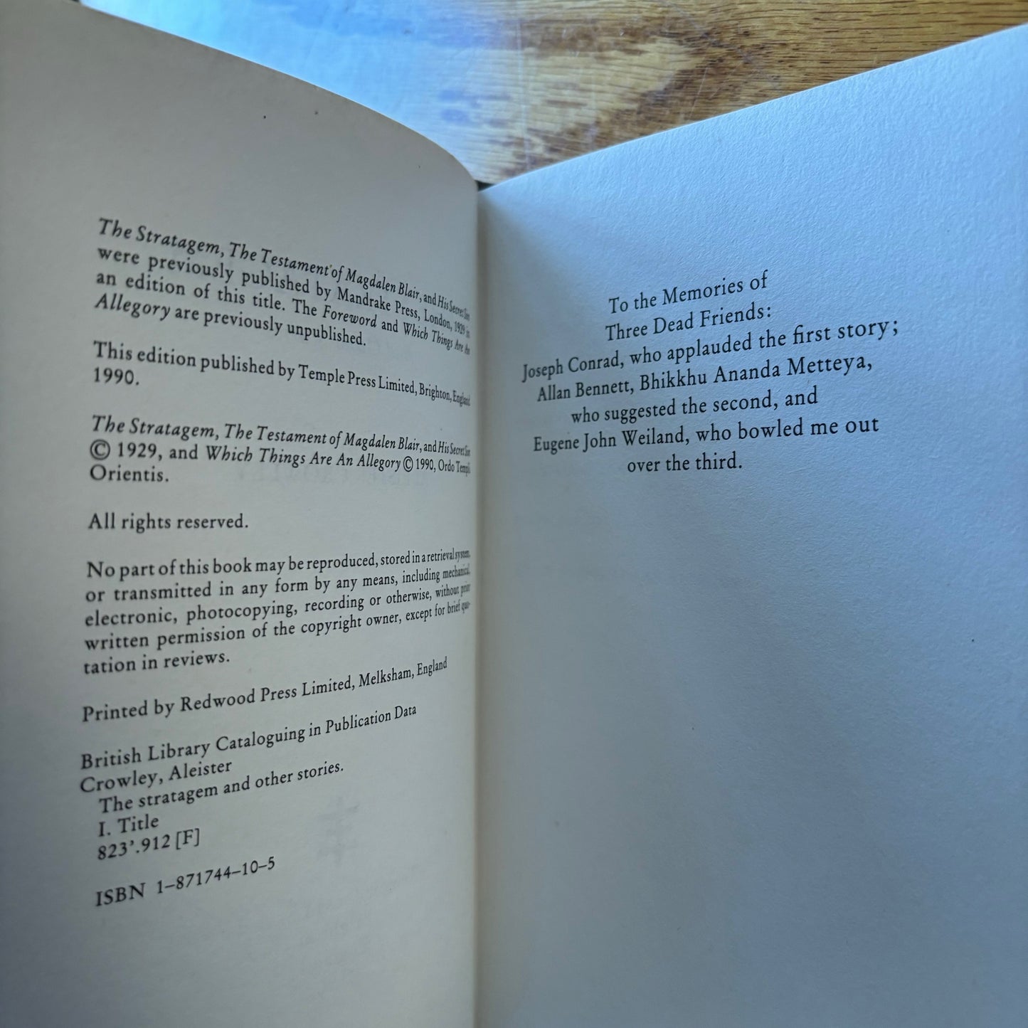 Aleister Crowley - The Stratagem and Other Stories