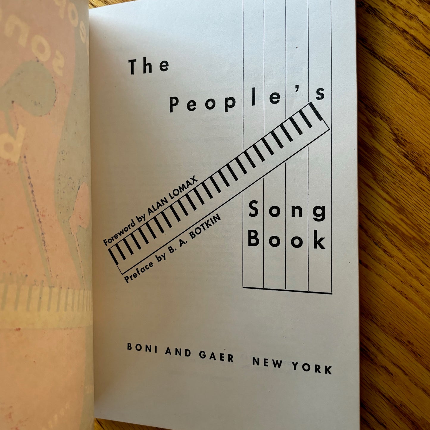 Waldemar Hille, Alan Lomax, B.A. Botkin - The People's Song Book