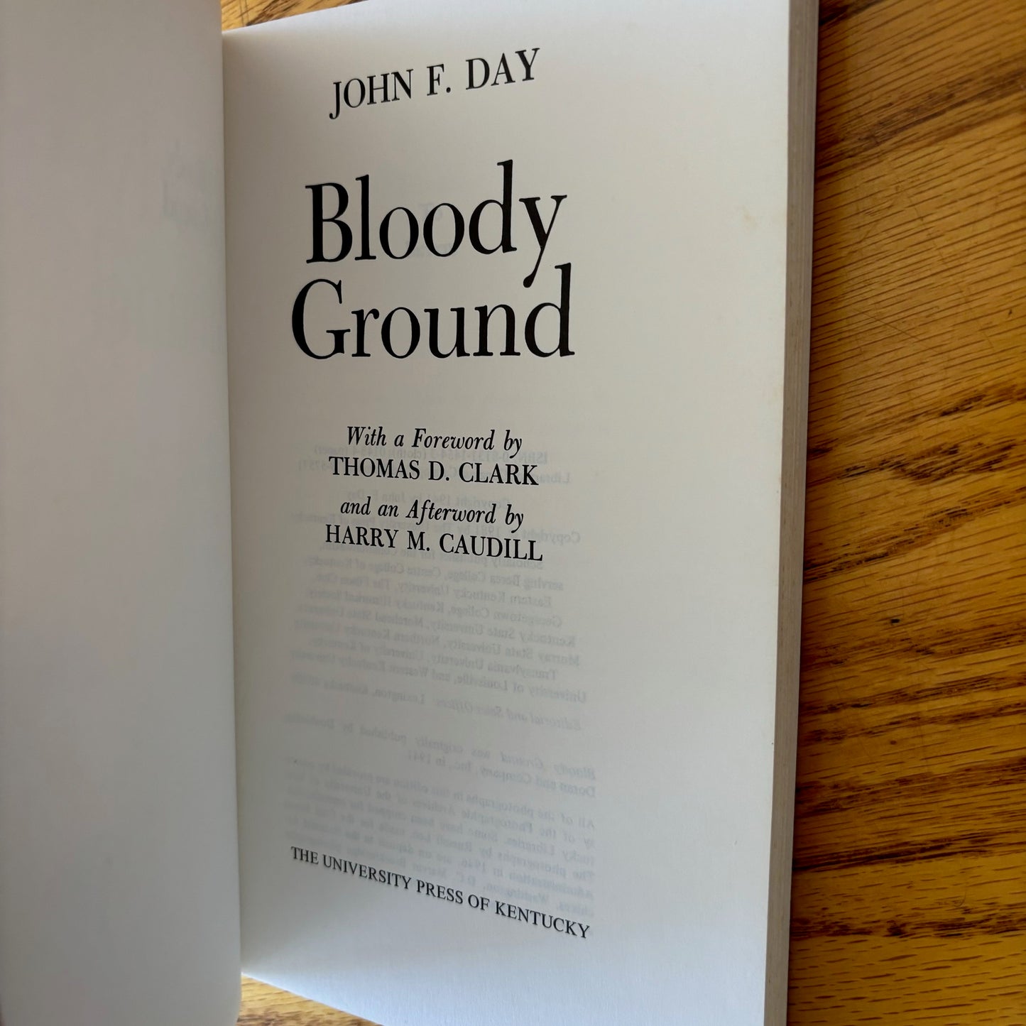 John F. Day - Bloody Ground