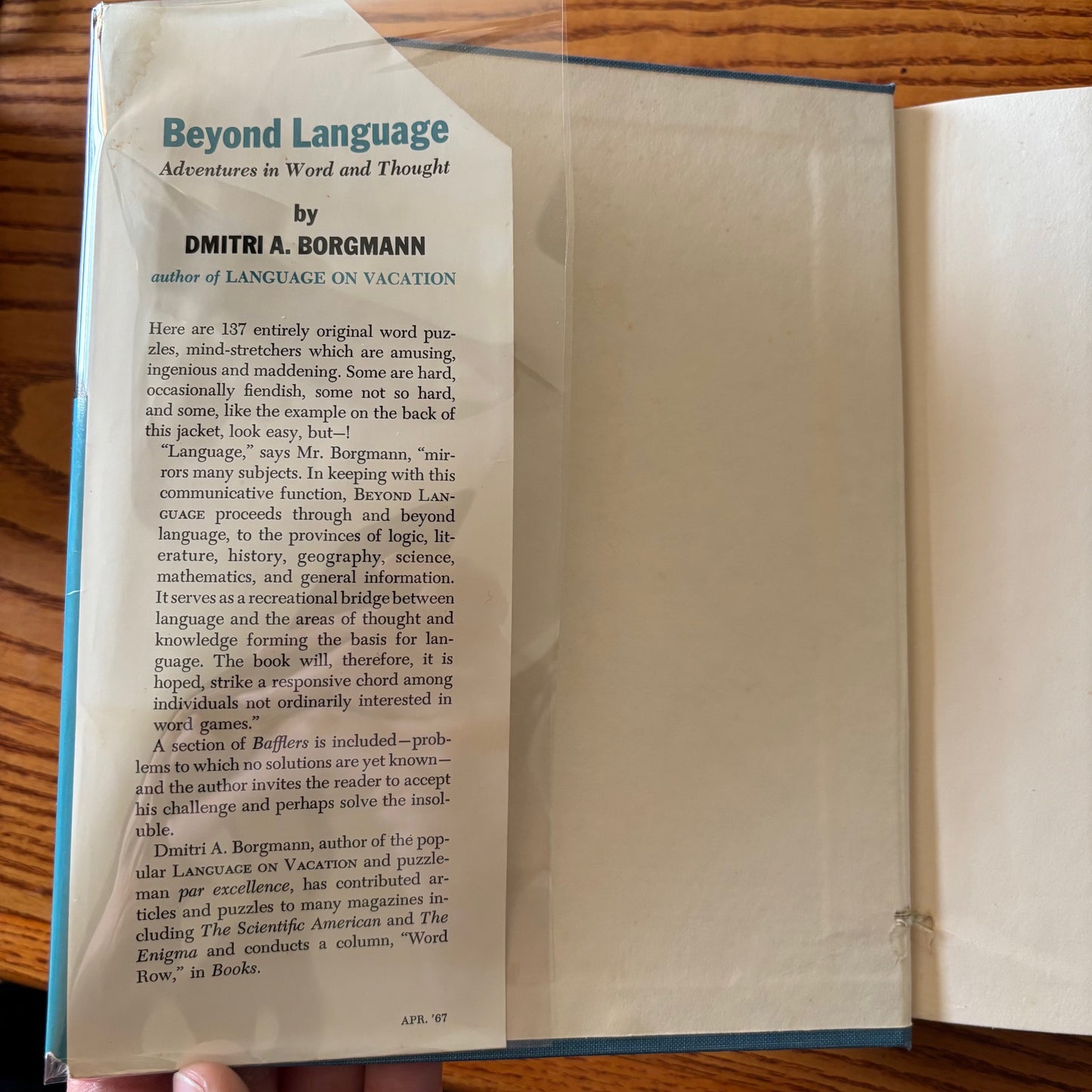 Dmitri A. Borgmann - Beyond Language: Adventures in Word and Thought
