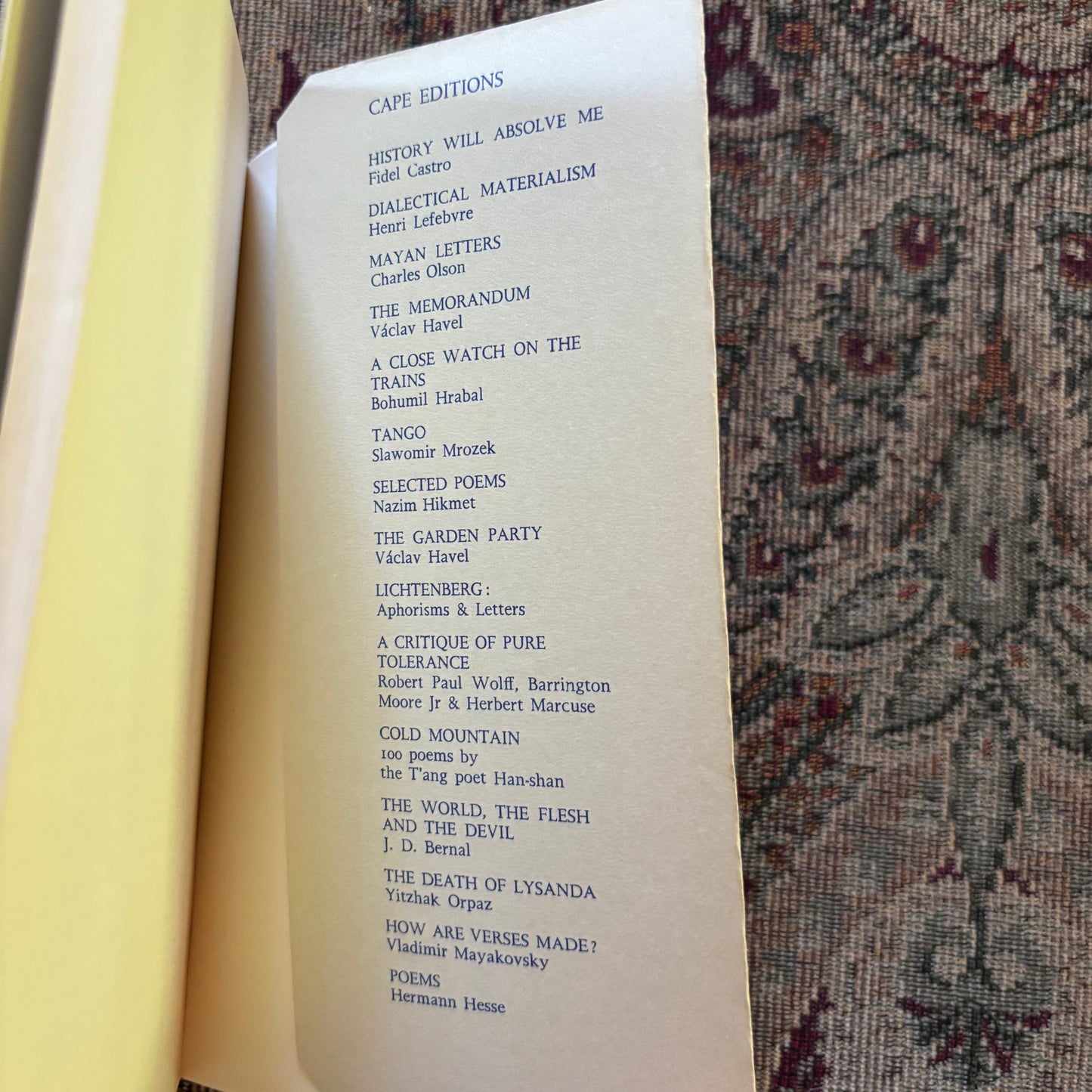 Nikolai Zabolotsky - Scrolls - First Edition Paperback