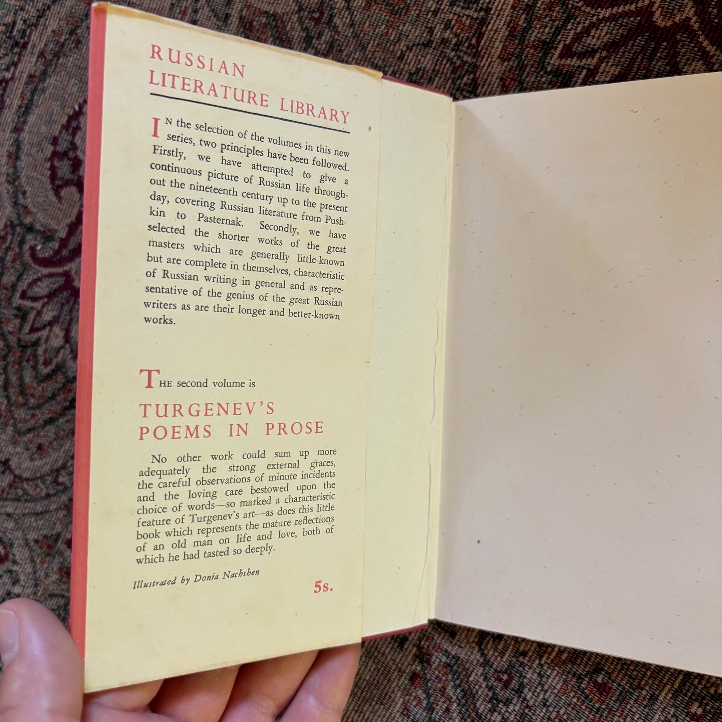Ivan Turgenev - Poems in Prose - First Edition