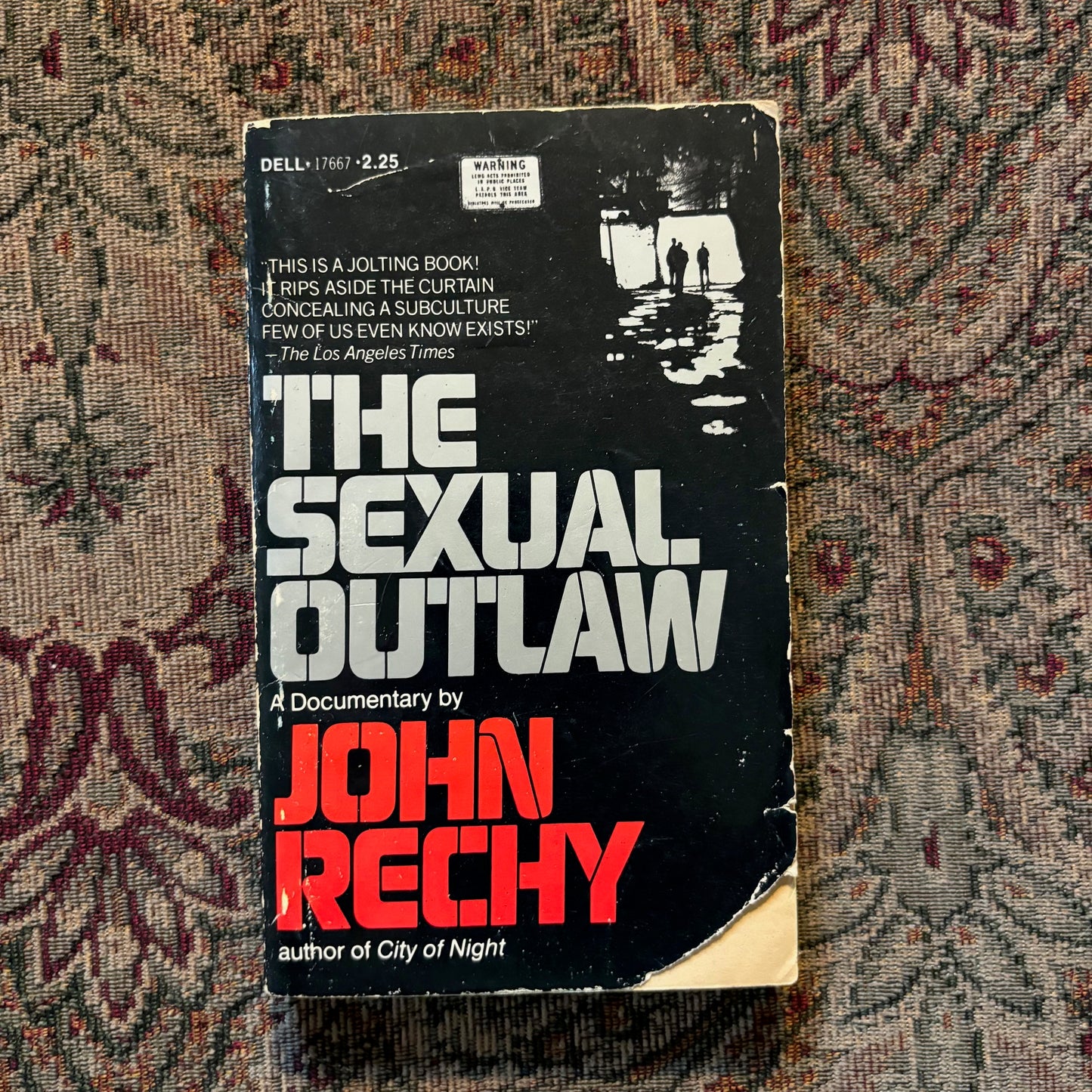 John Rechy - The Sexual Outlaw - First Edition Paperback