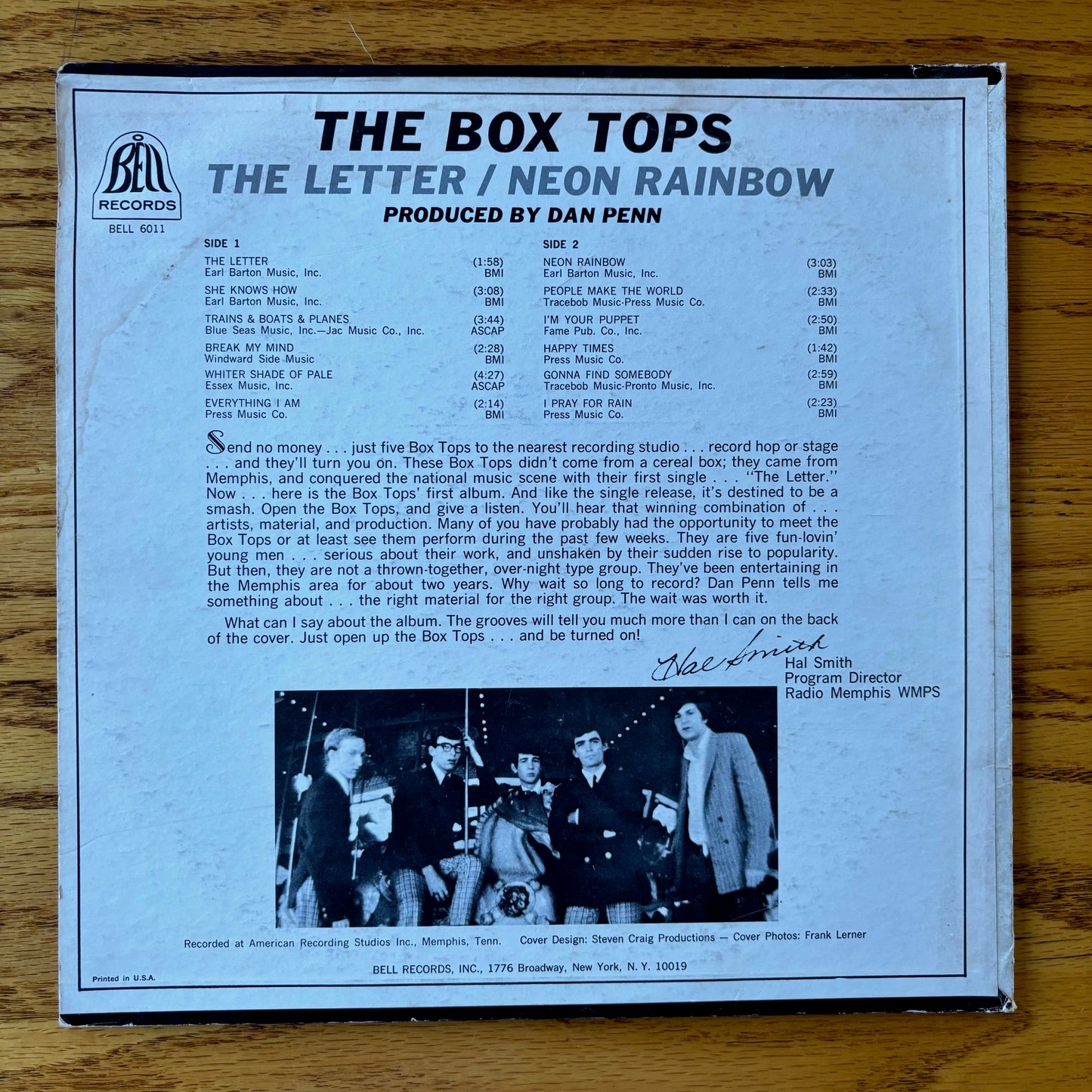 The Box Tops - The Letter / Neon Rainbow