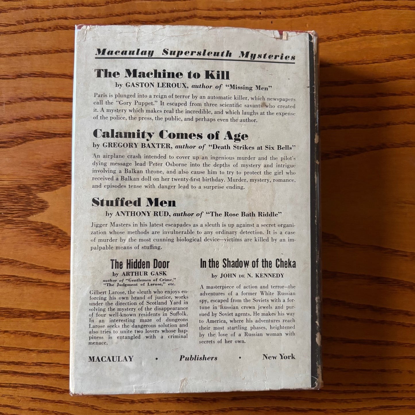 Arthur B. Reeve - Enter Craig Kennedy - First Edition