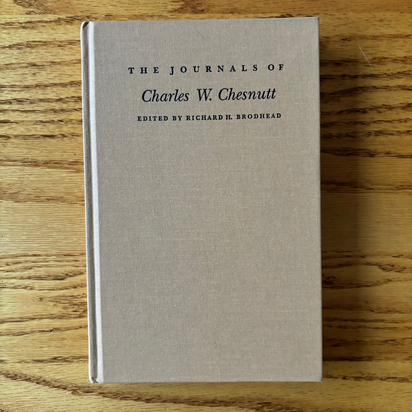 The Journals of Charles W. Chesnutt