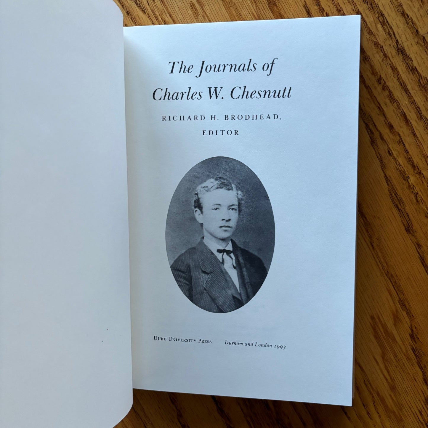 The Journals of Charles W. Chesnutt