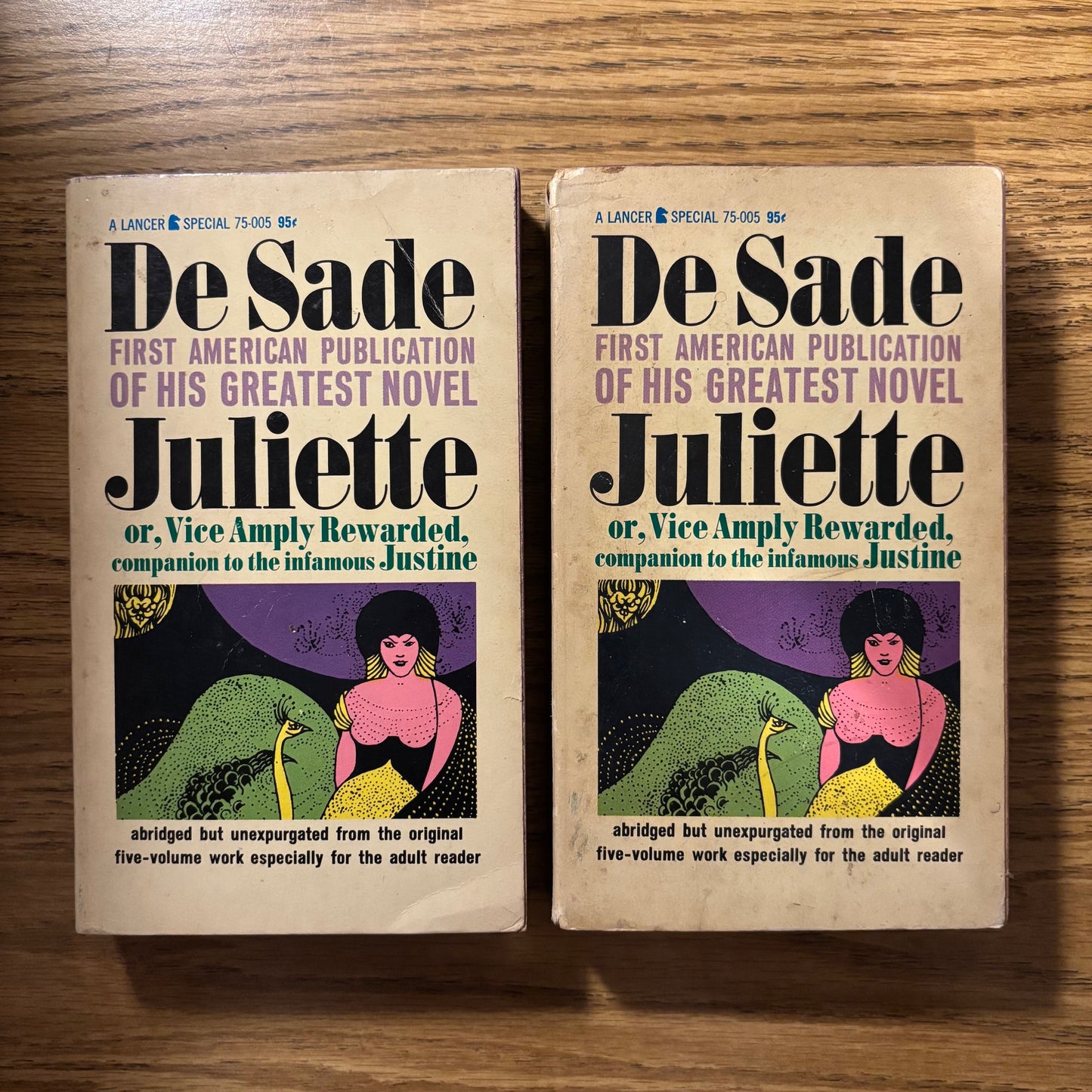 Marquis de Sade - Juliette - First Edition Paperbacks