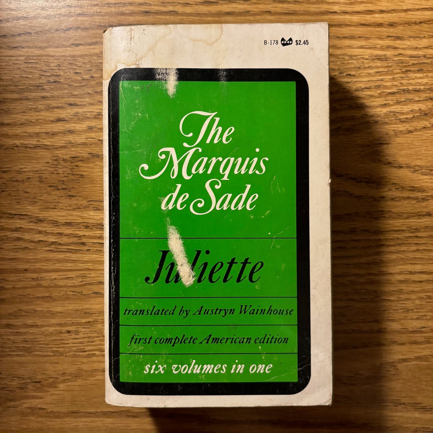 Marquis de Sade - Juliette - First Complete Paperback Edition