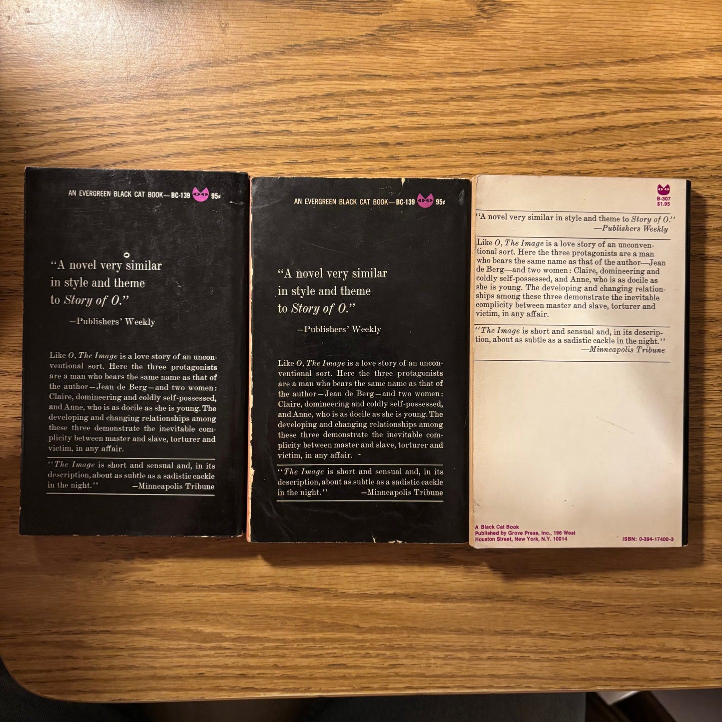 Jean de Berg - The Image - First Edition Paperbacks