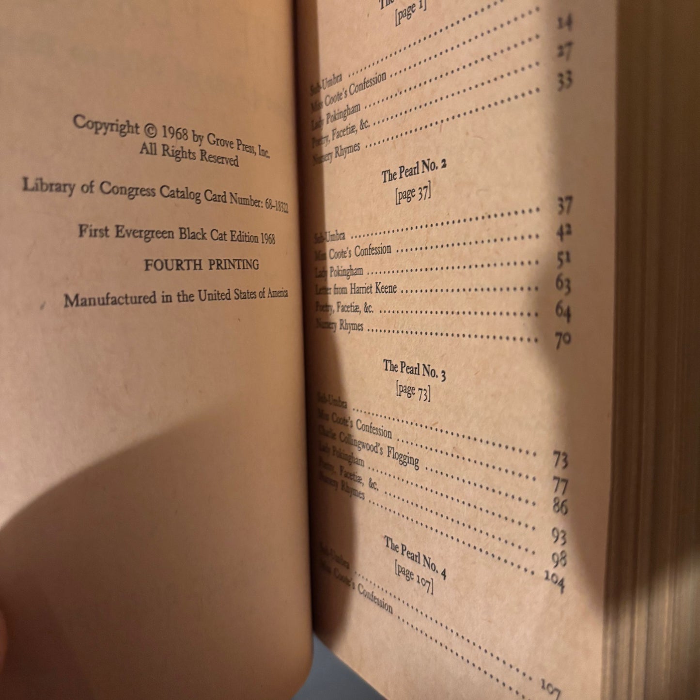 The Pearl: A Journal of Voluptuous Reading