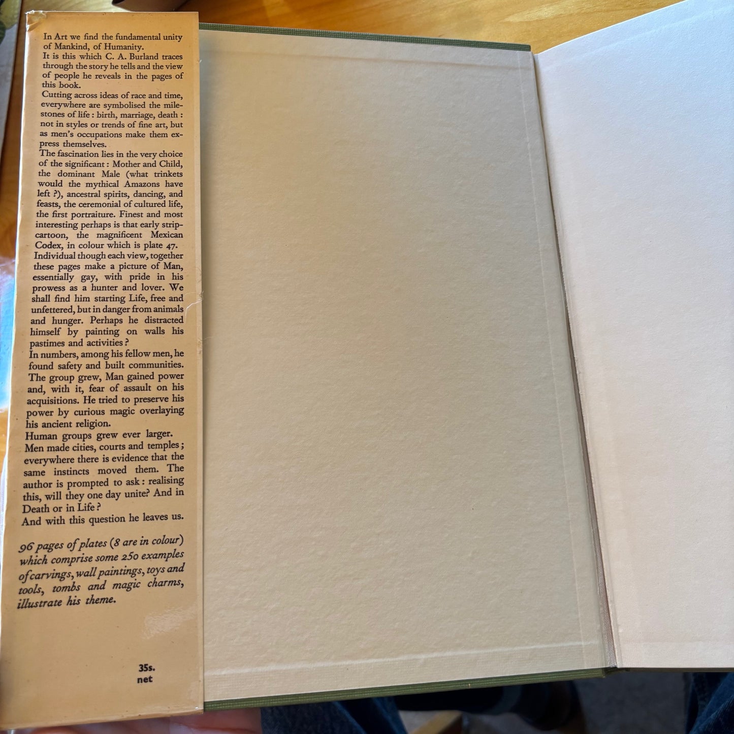 C.A. Burland - Man and Art - First Edition