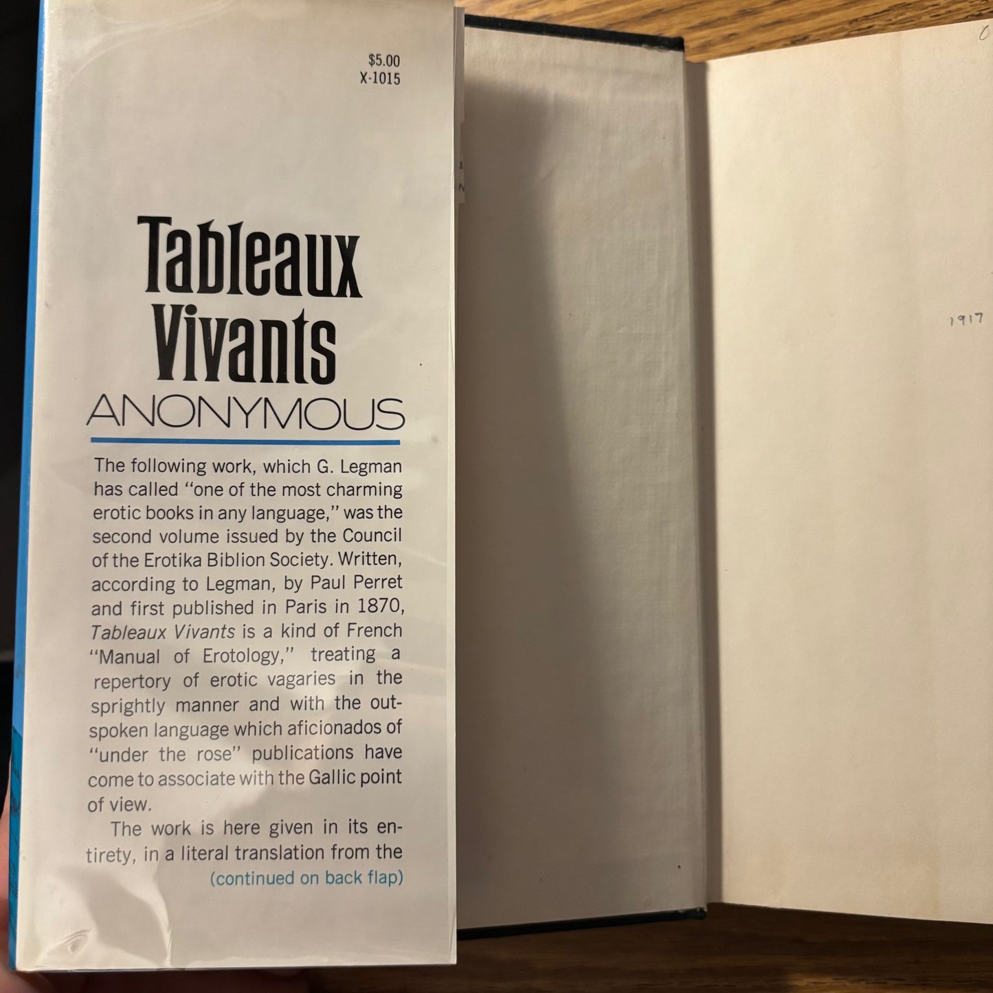 Anonymous - Tableaux Vivants: 15 Erotic Tales - First Edition Thus