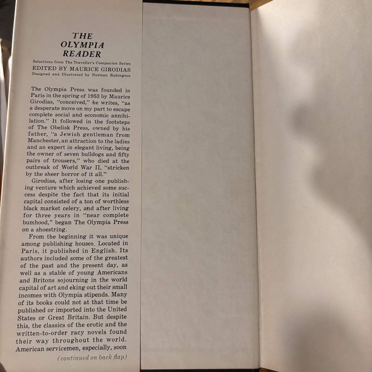 Maurice Girodias, ed. - The Olympia Reader