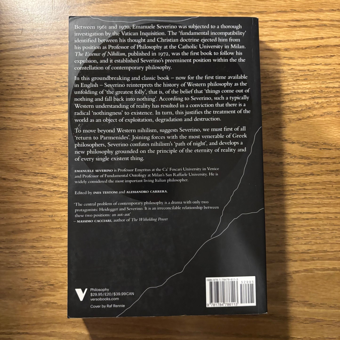 Emanuele Severino - The Essence of Nihilism