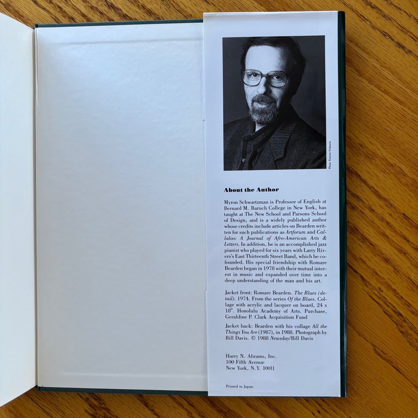 Myron Schwartzman - Romare Bearden: His Life and Art