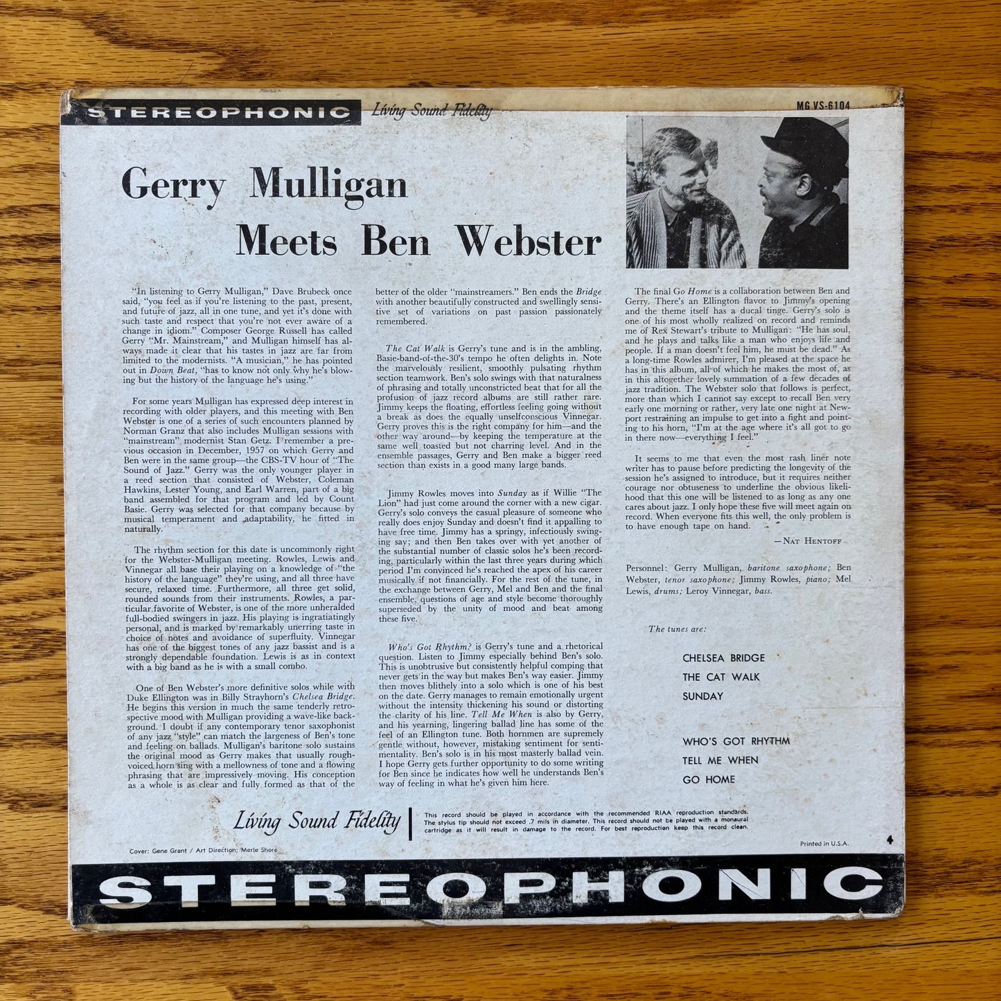 Gerry Mulligan Meets Ben Webster
