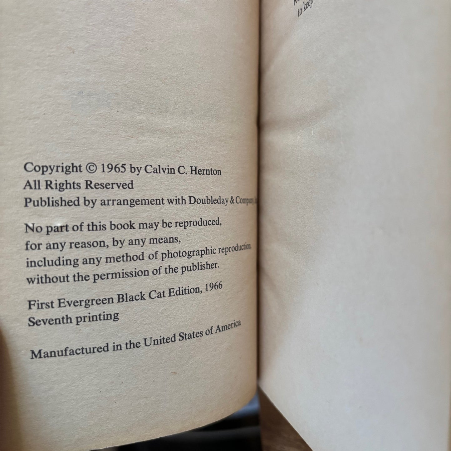 Calvin C. Hernton - Sex and Racism in America
