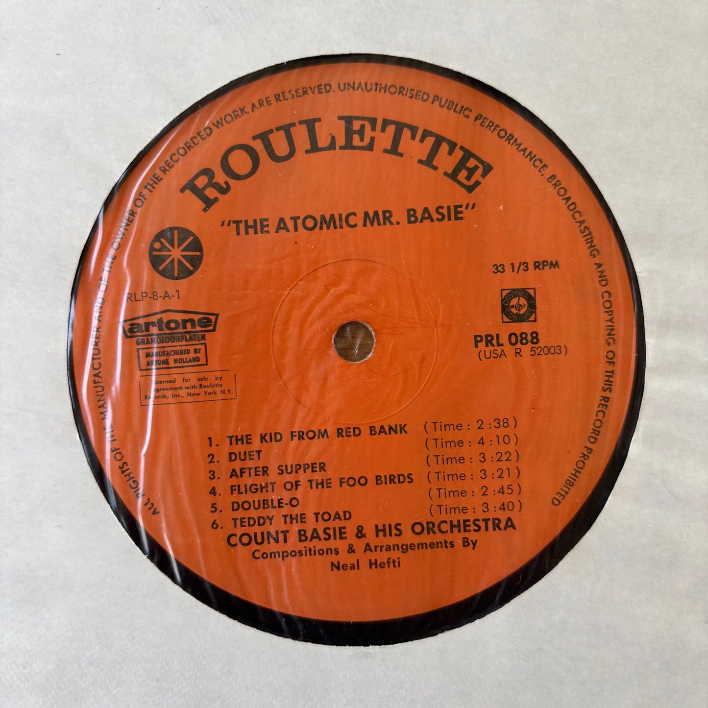 Count Basie Orchestra & Neal Hefti - The Atomic Mr. Basie - Dutch Pressing