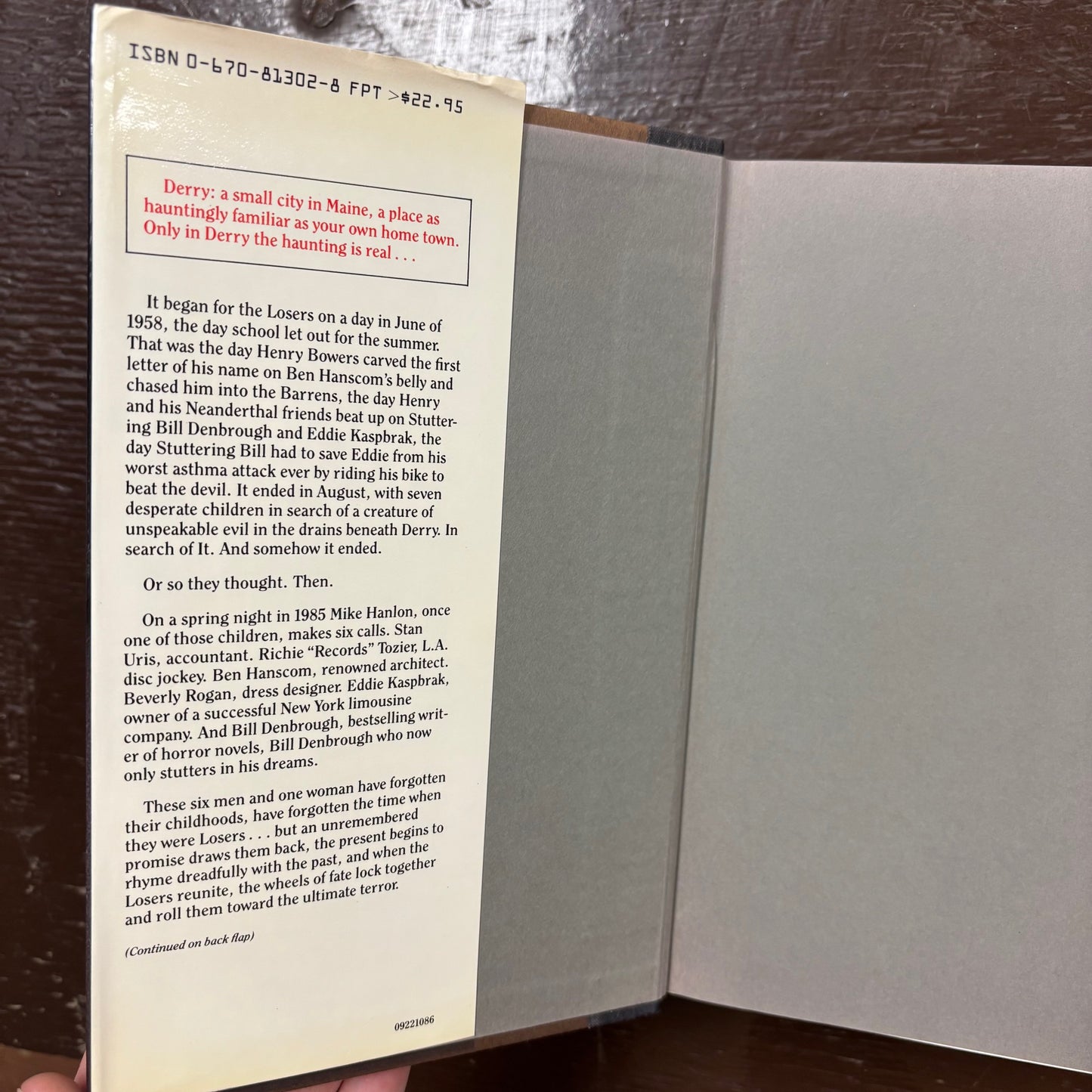 Stephen King - It - First Edition Second Printing