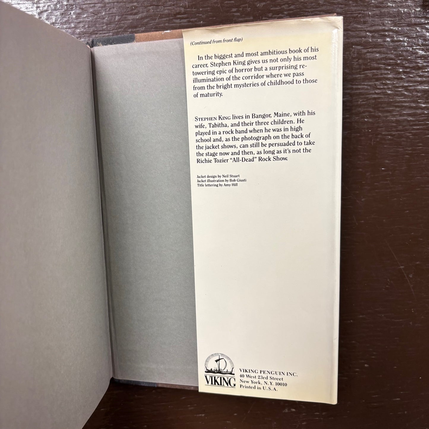 Stephen King - It - First Edition Second Printing