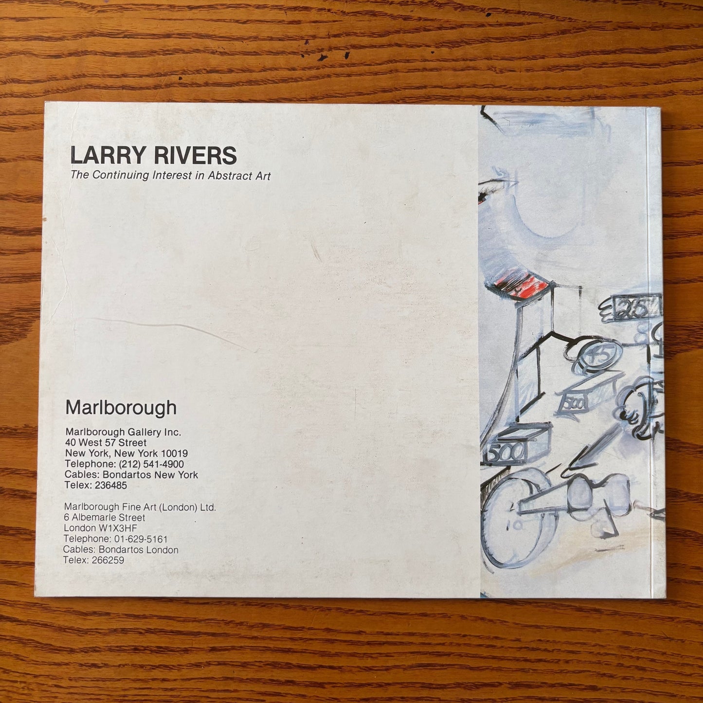 Larry Rivers: The Continuing Interest in Abstract Art - Marlborough Gallery