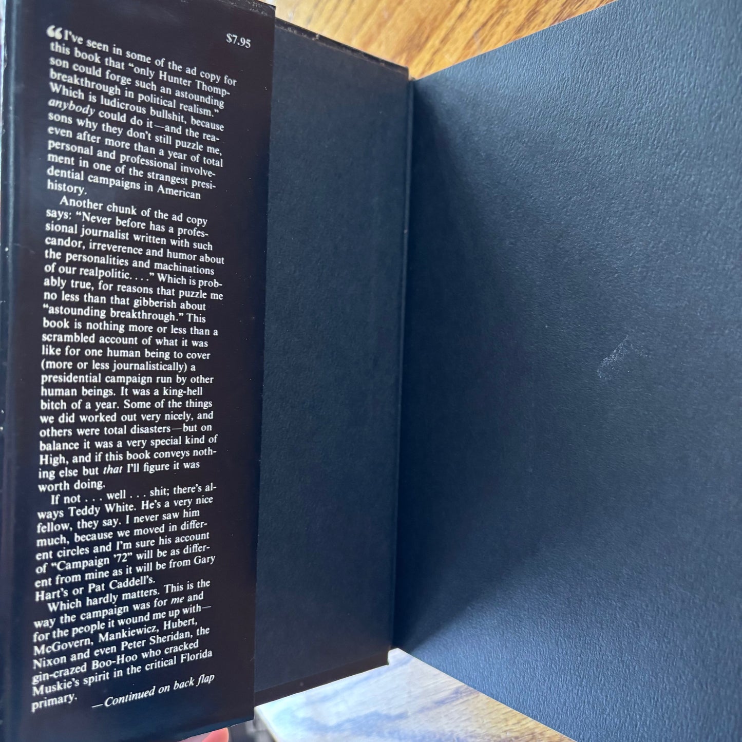 Hunter S. Thompson - Fear and Loathing '72: On the Campaign Trail - First Edition