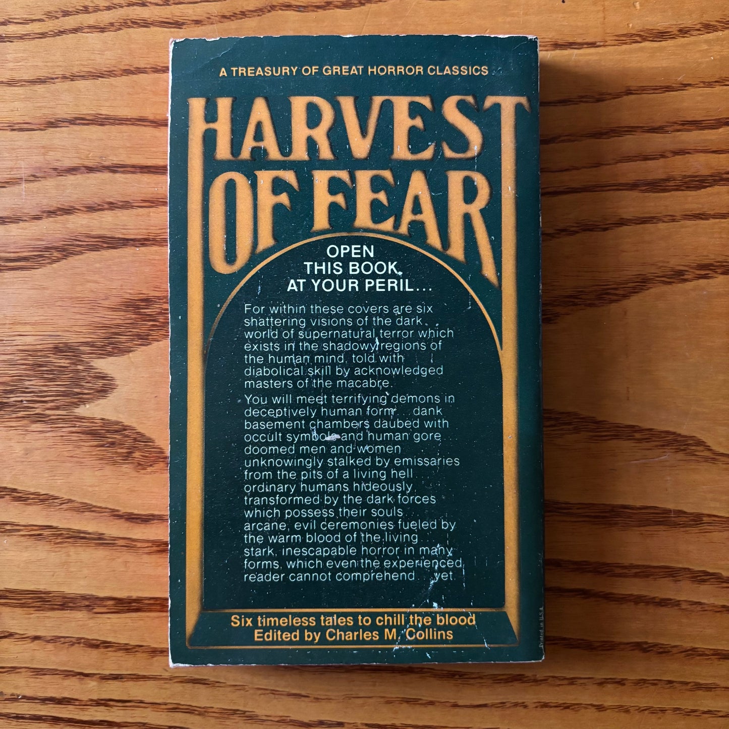 Charles M. Collins, ed. - Harvest of Fear