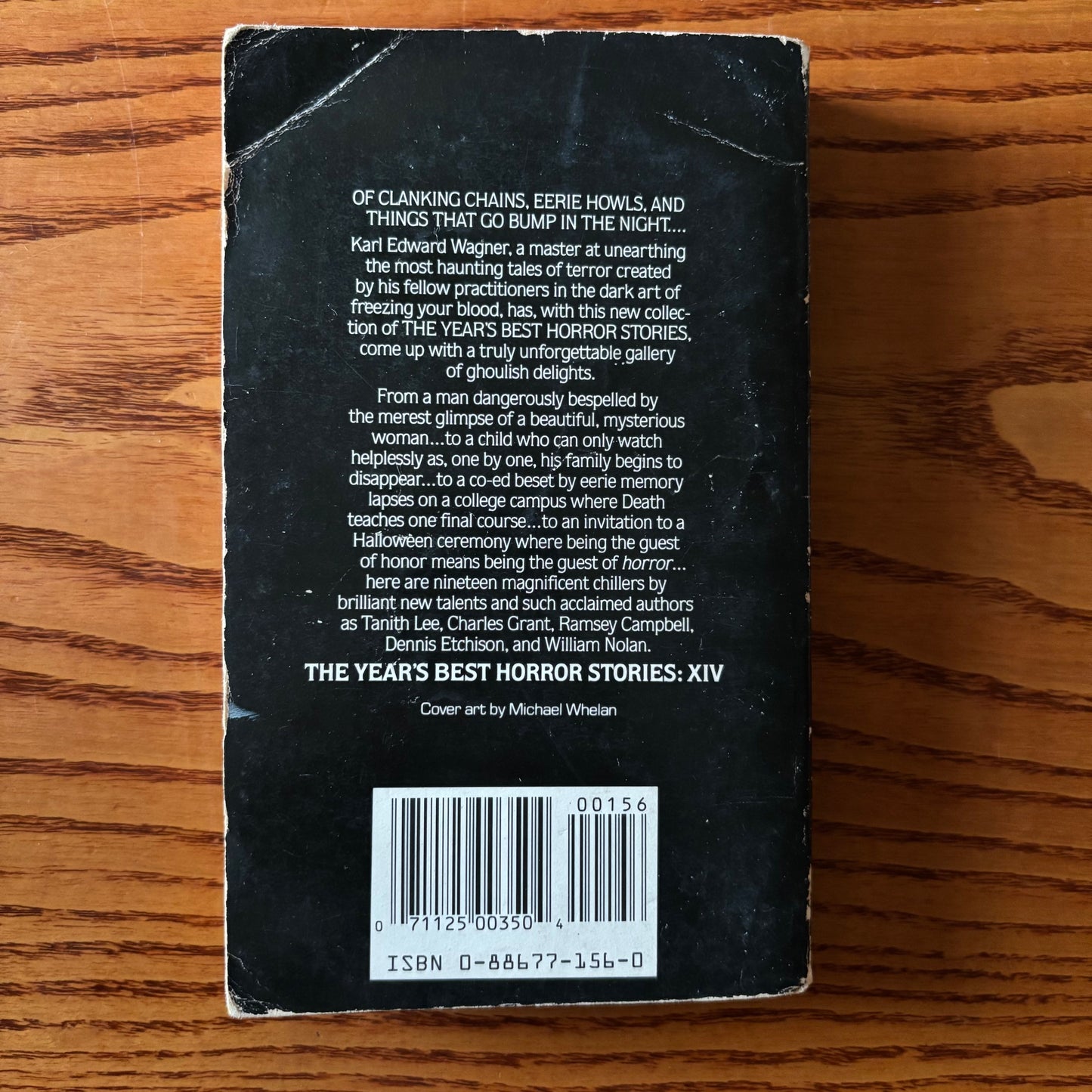 Karl Edward Wagner, ed. - The Year's Best Horror Stories XIV - First Edition