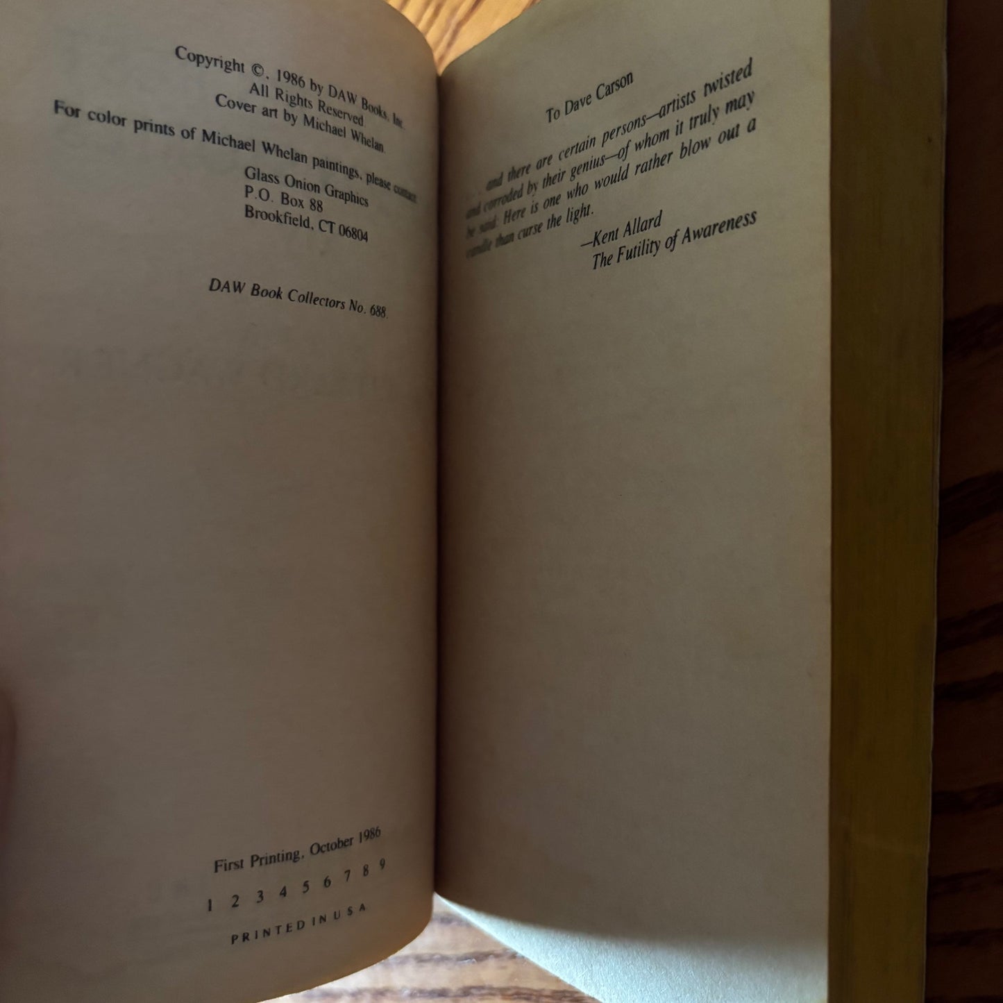Karl Edward Wagner, ed. - The Year's Best Horror Stories XIV - First Edition