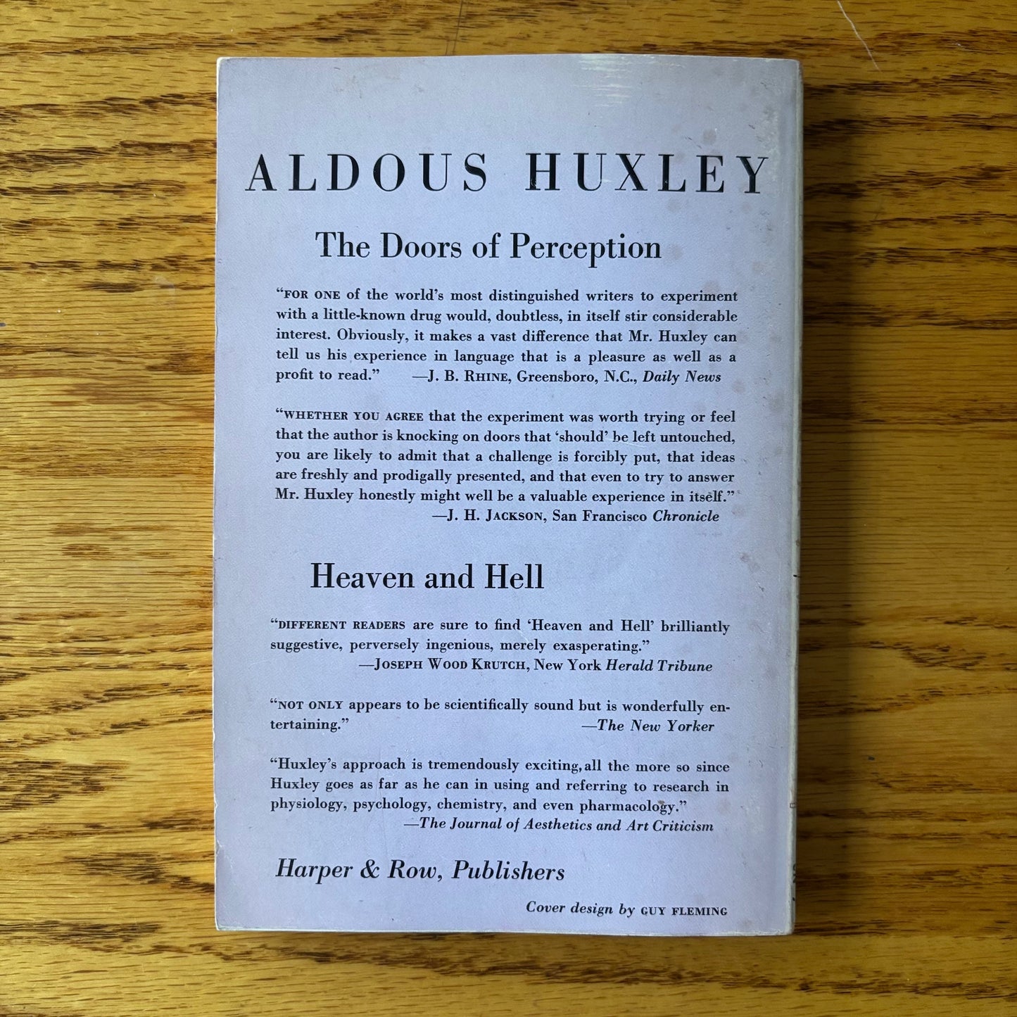 Aldous Huxley - The Doors of Perception & Heaven and Hell