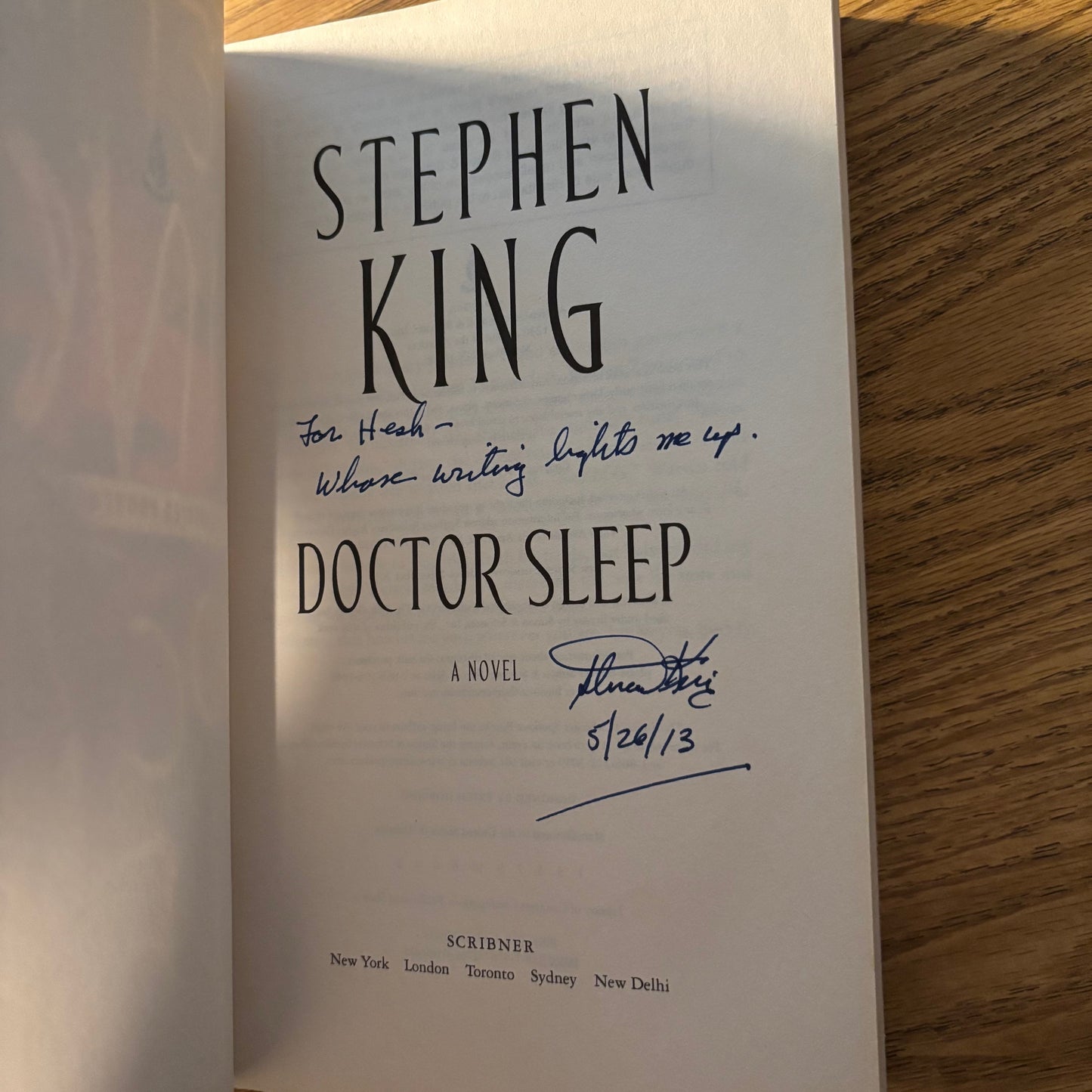 Stephen King - Doctor Sleep - Signed Uncorrected Proof