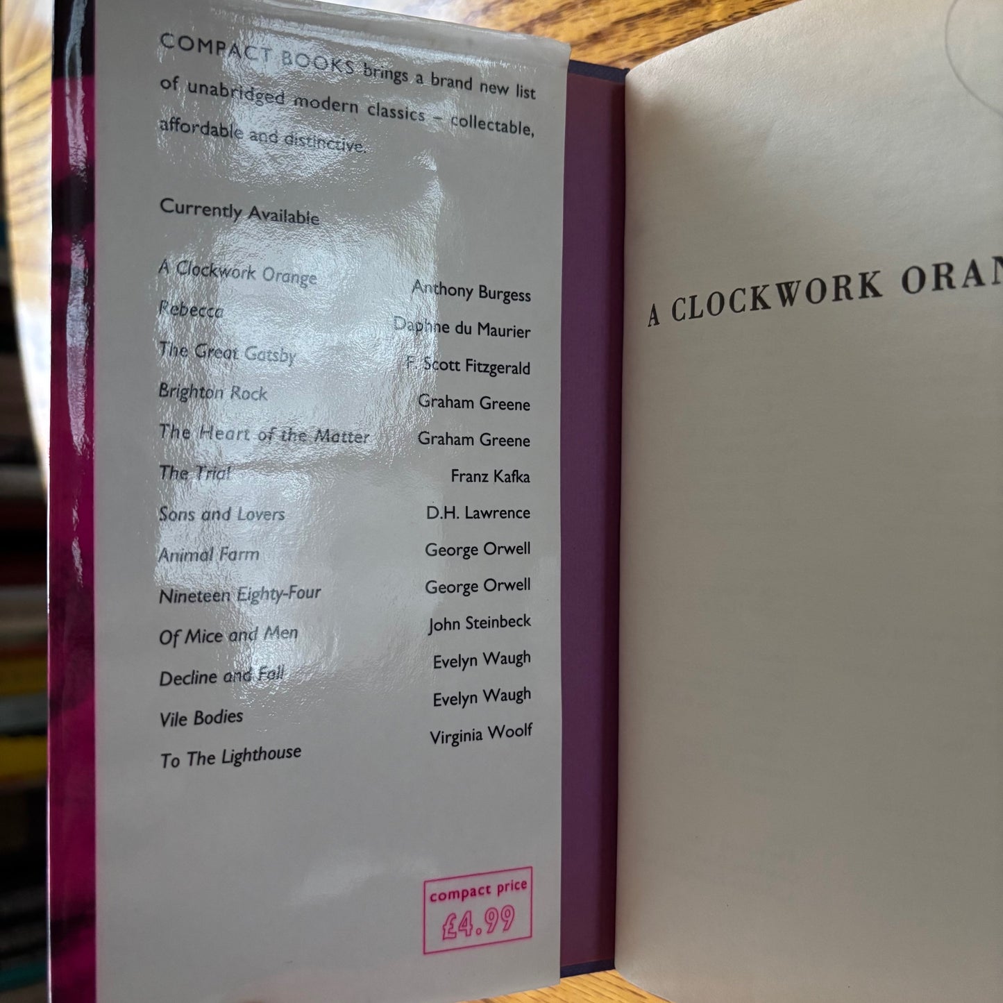 Anthony Burgess - A Clockwork Orange