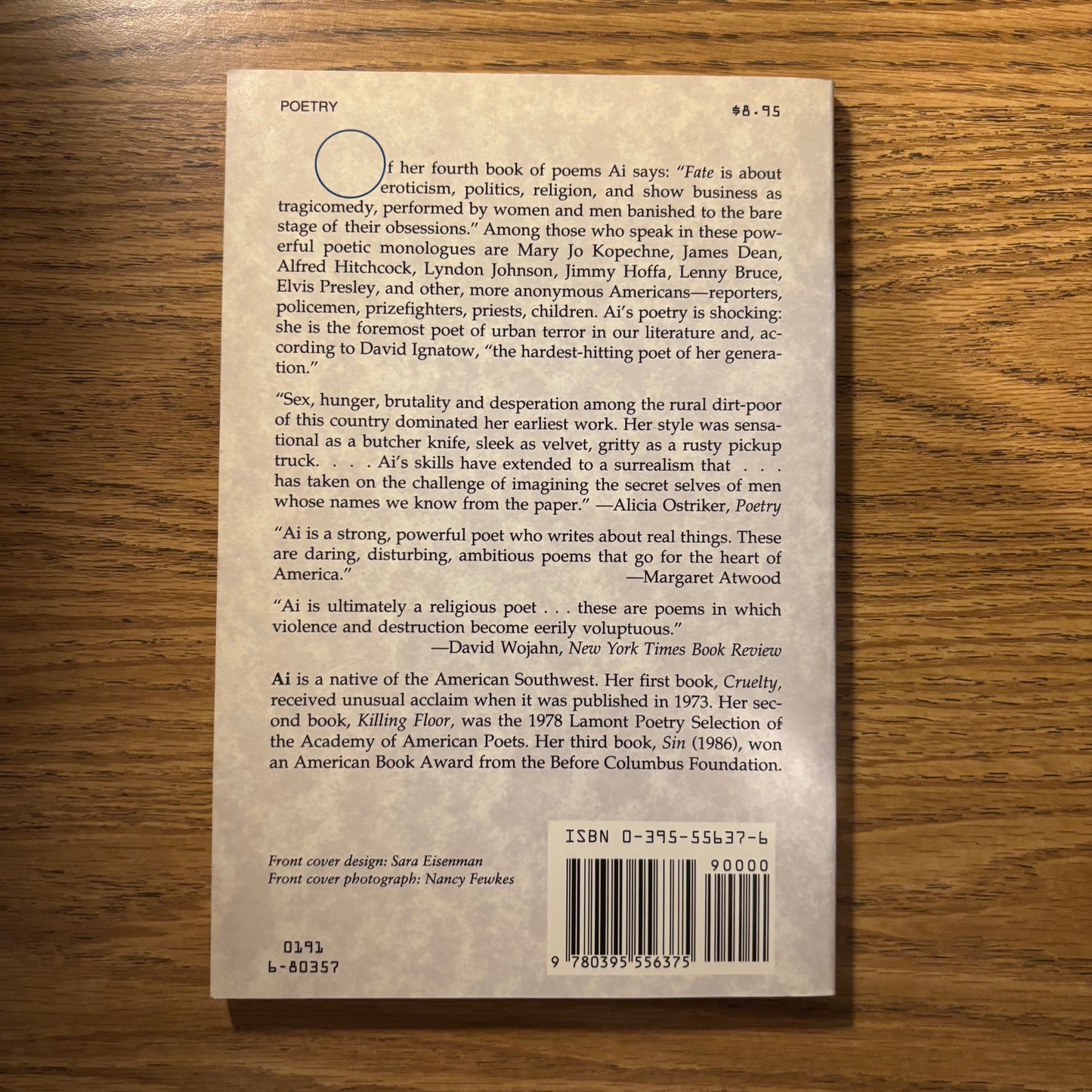 Ai - Fate - First Edition Paperback