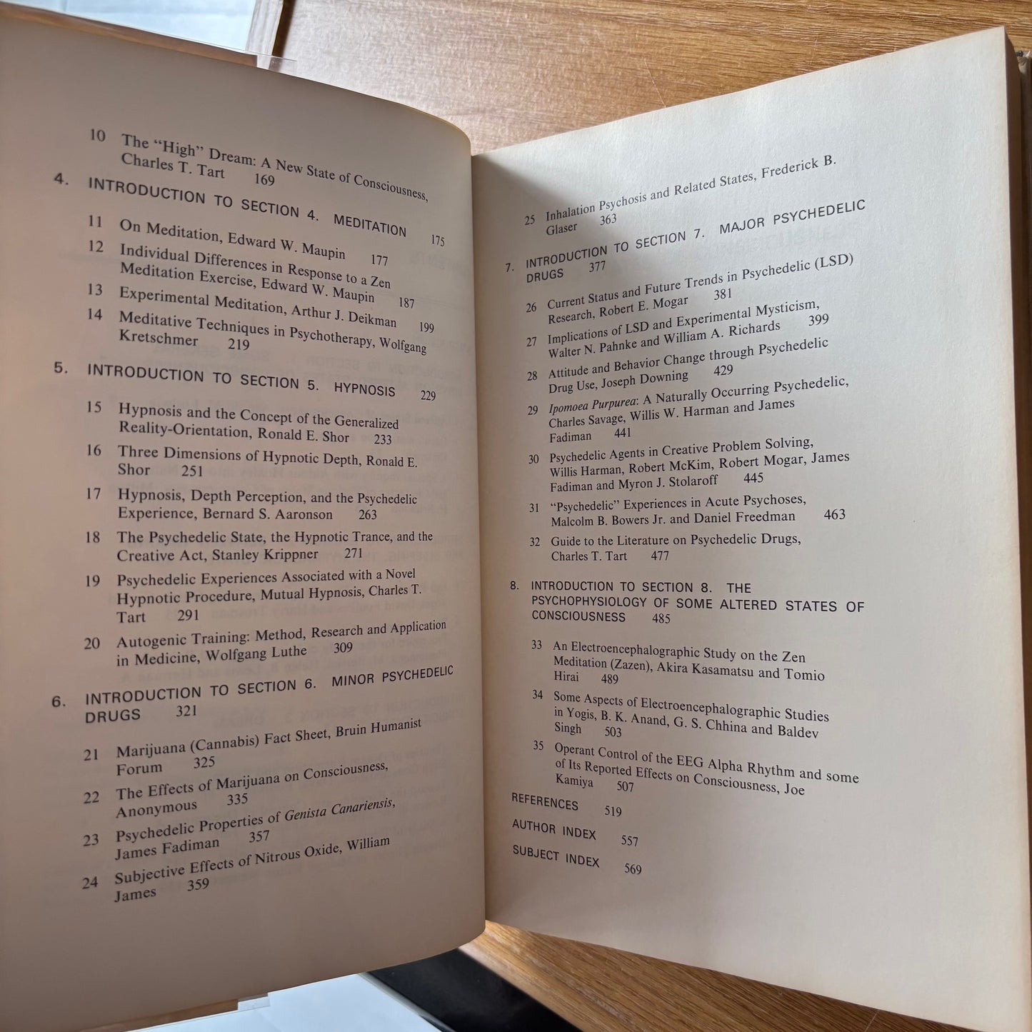 Charles T. Tart, ed. - Altered States of Consciousness - First Edition