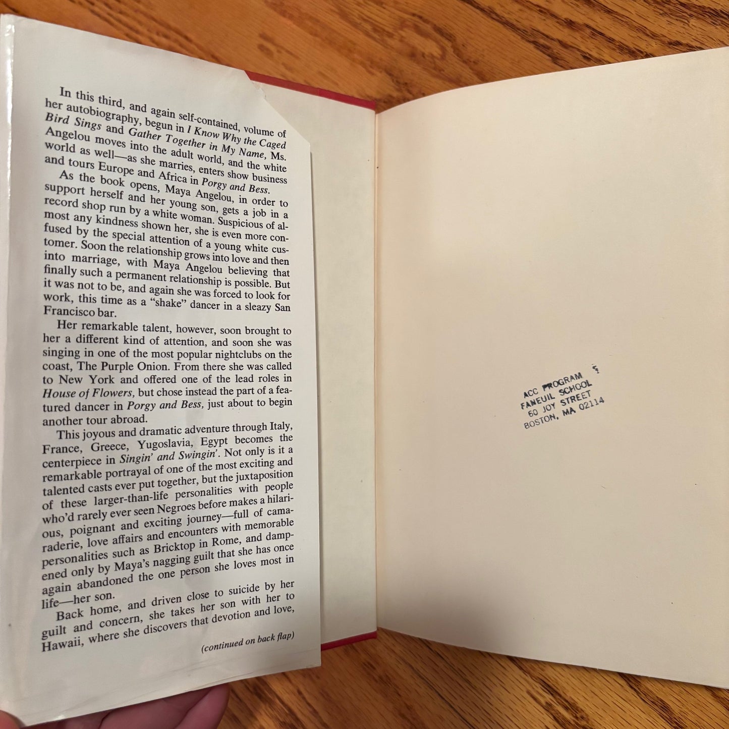 Maya Angelou - Singin' and Swingin' and Gettin' Merry Like Christmas - First Edition