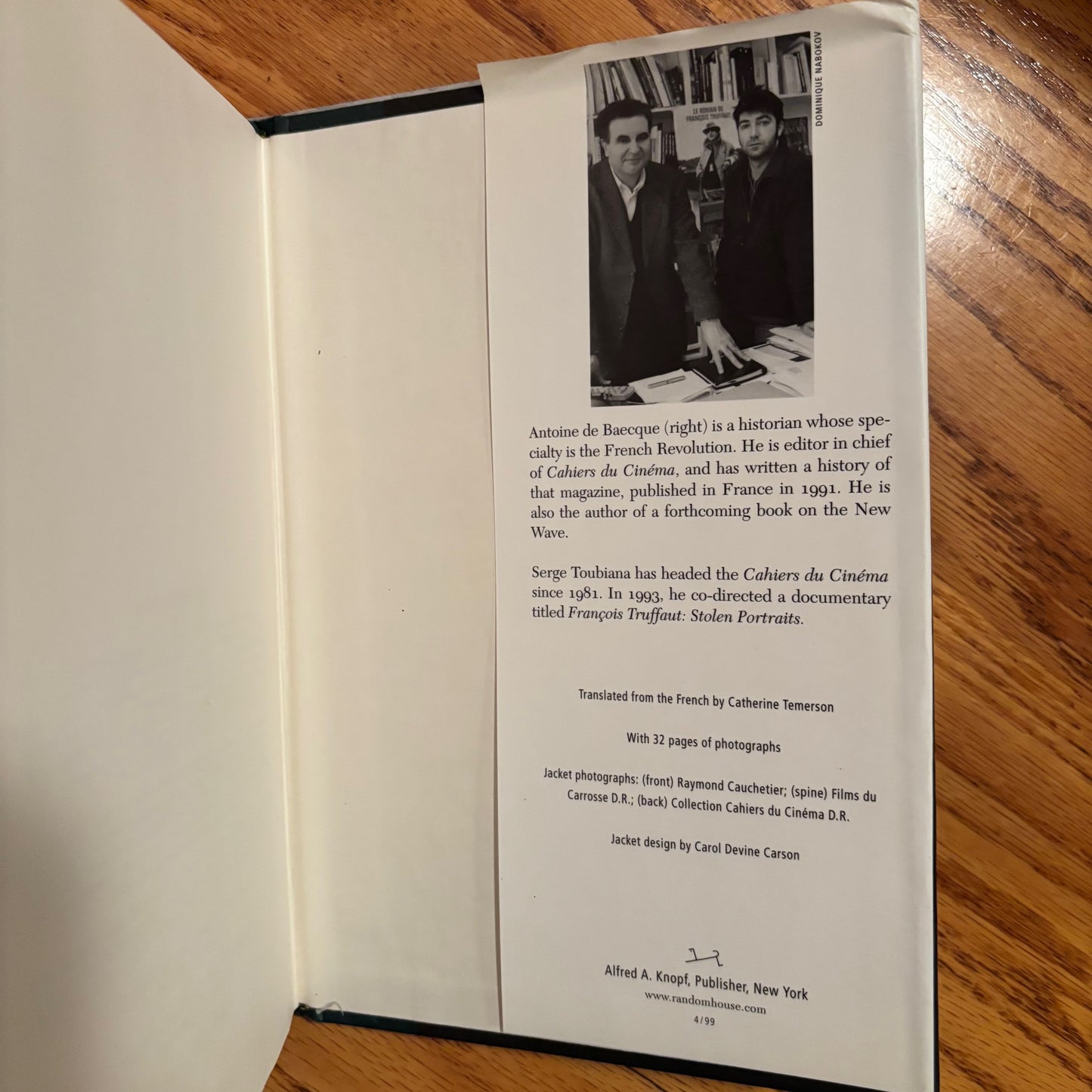 Antoine de Baecque, Serge Toubiana - Truffaut: A Biography
