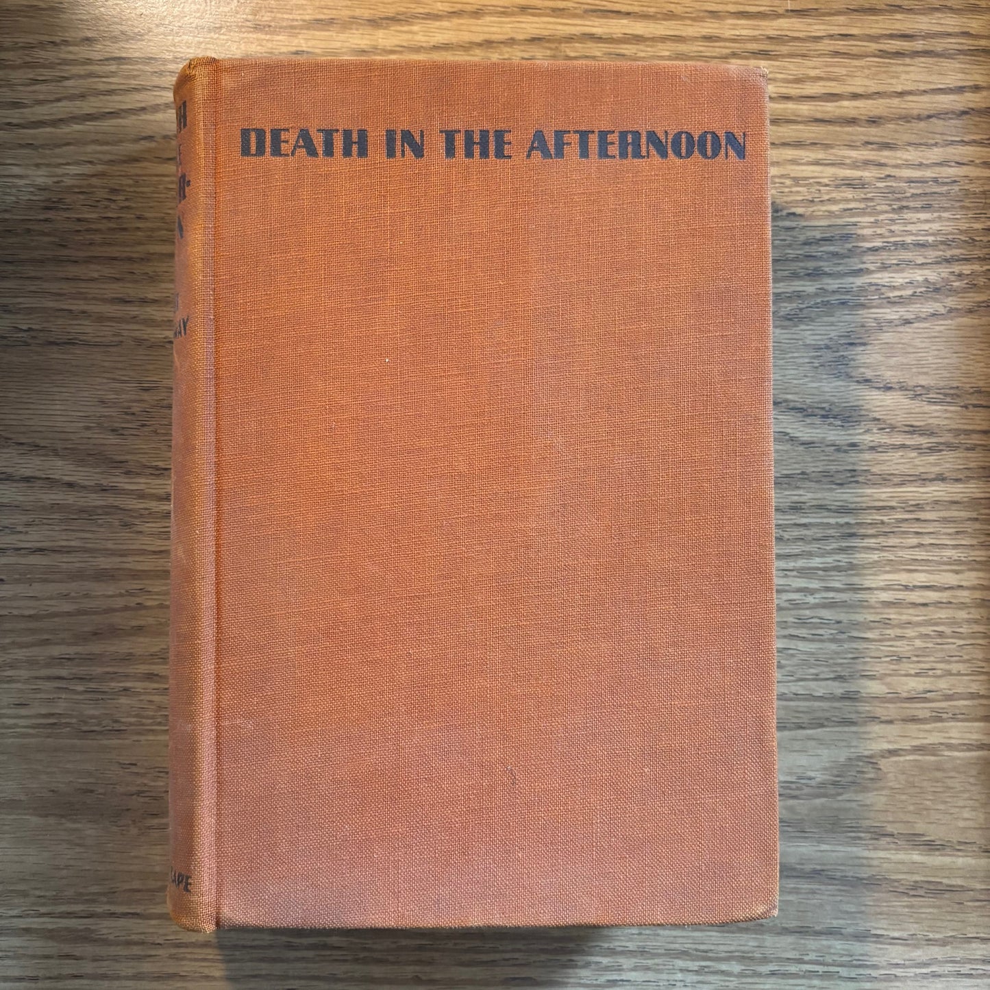 Ernest Hemingway - Death in the Afternoon - First UK Edition