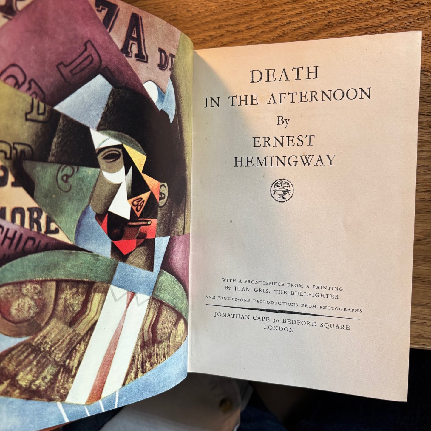 Ernest Hemingway - Death in the Afternoon - First UK Edition