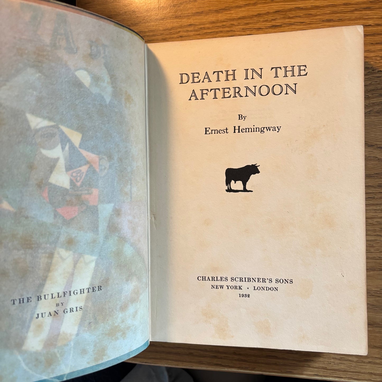 Ernest Hemingway - Death in the Afternoon - First Edition First Printing
