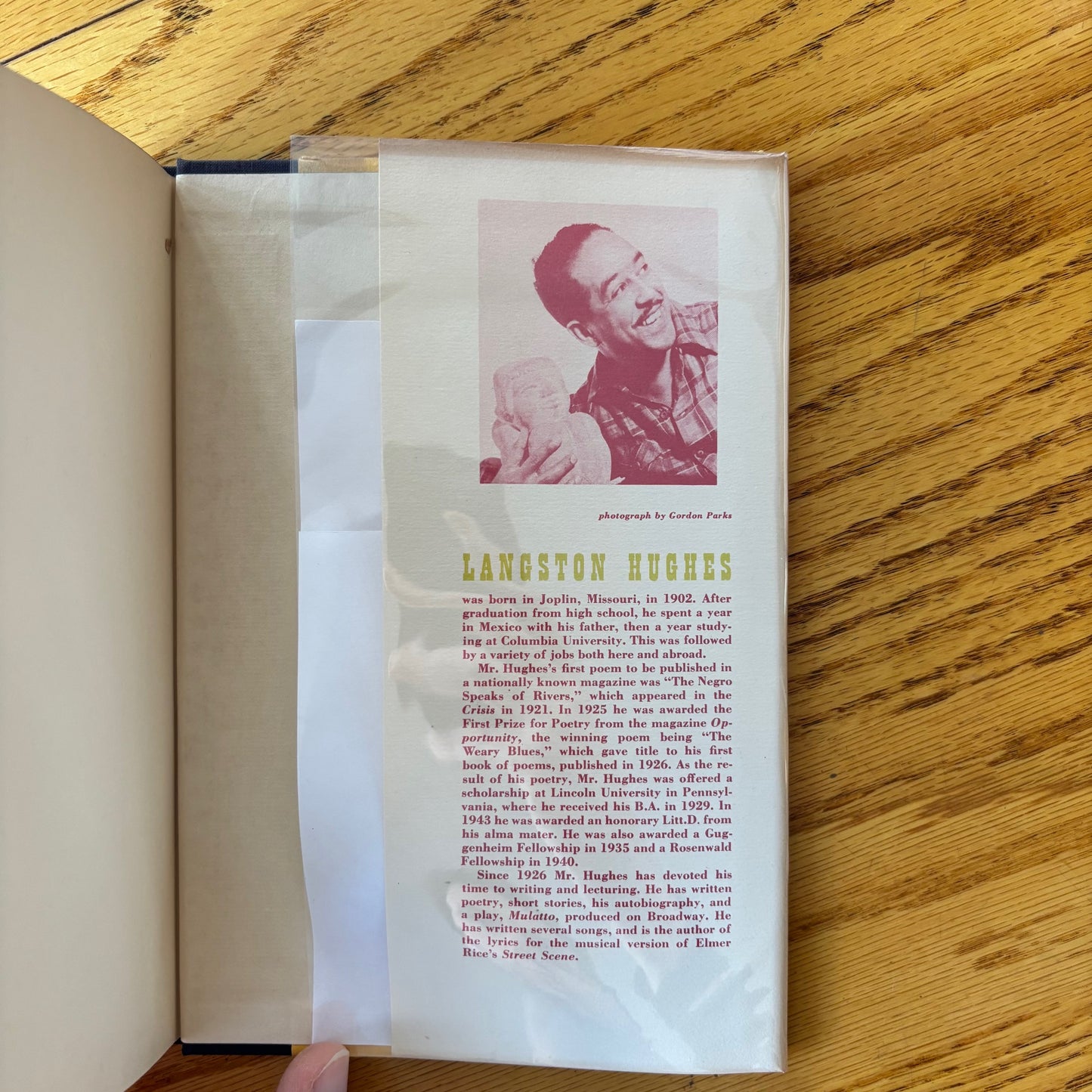 Langston Hughes - One-Way Ticket - First Edition