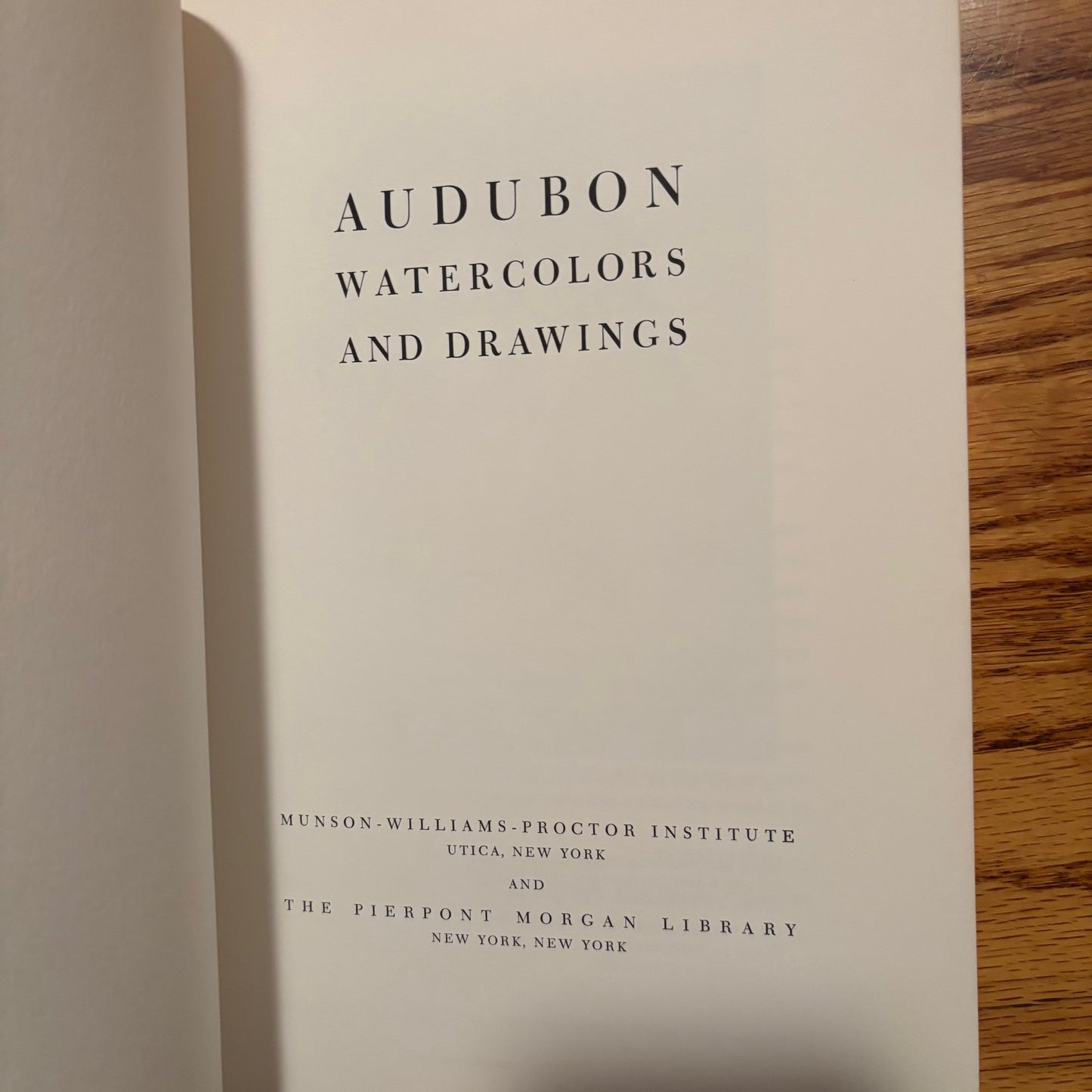 (John James Audubon) Audubon Watercolors and Drawings