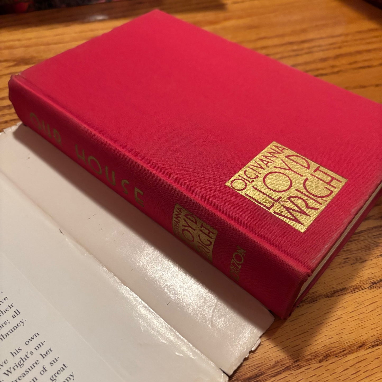 Olgivanna Lloyd Wright - Our House - First Edition