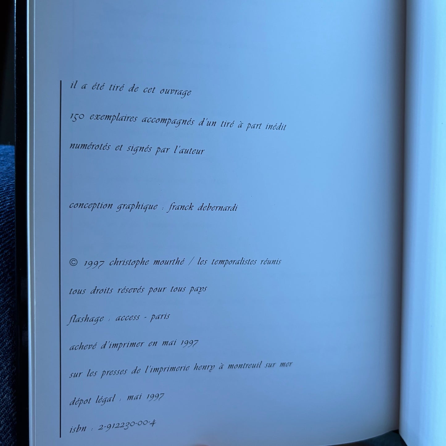 Christophe Mourthe - Prelude au Scandale