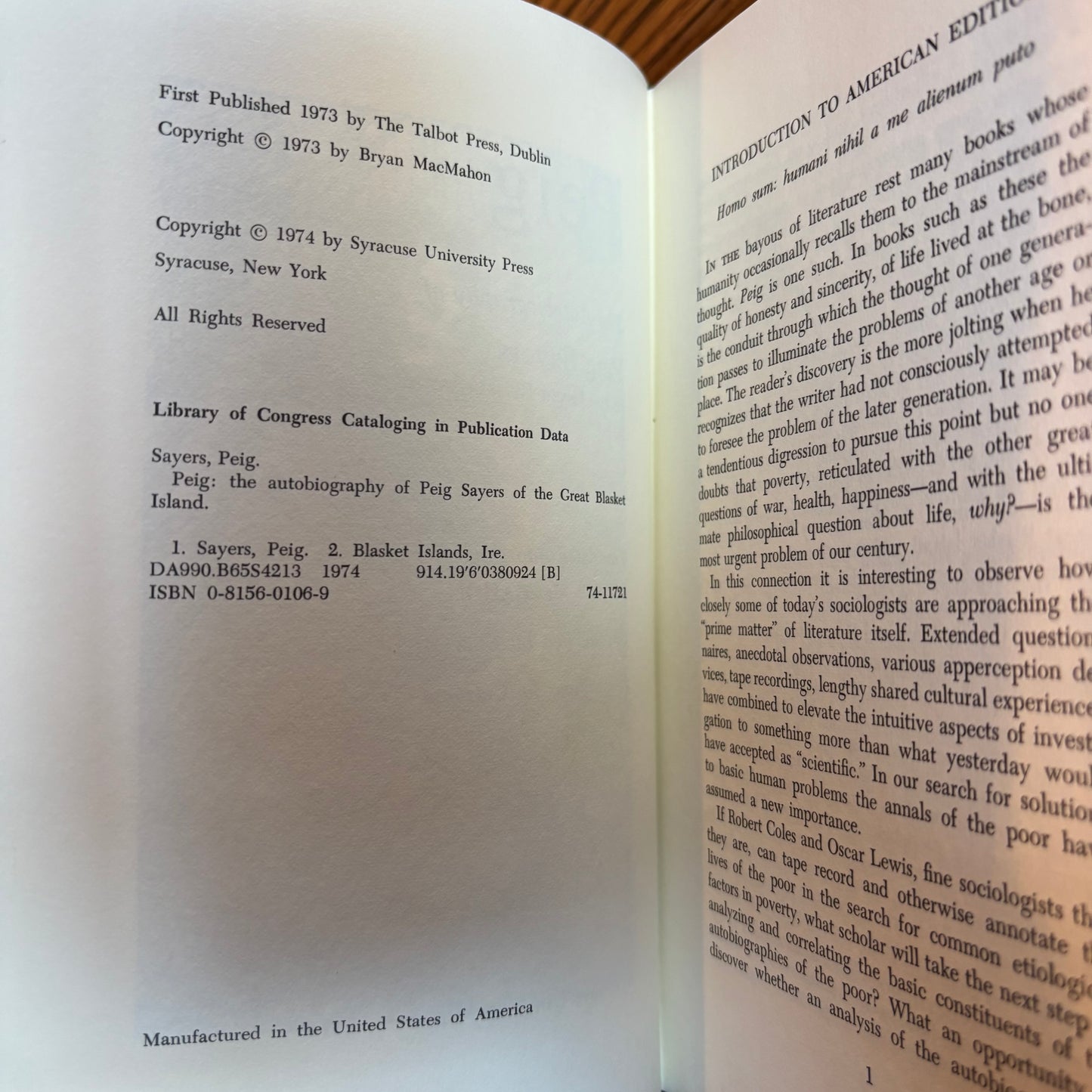 Peig: The Autobiography of Peig Sayers of the Great Blasket Island