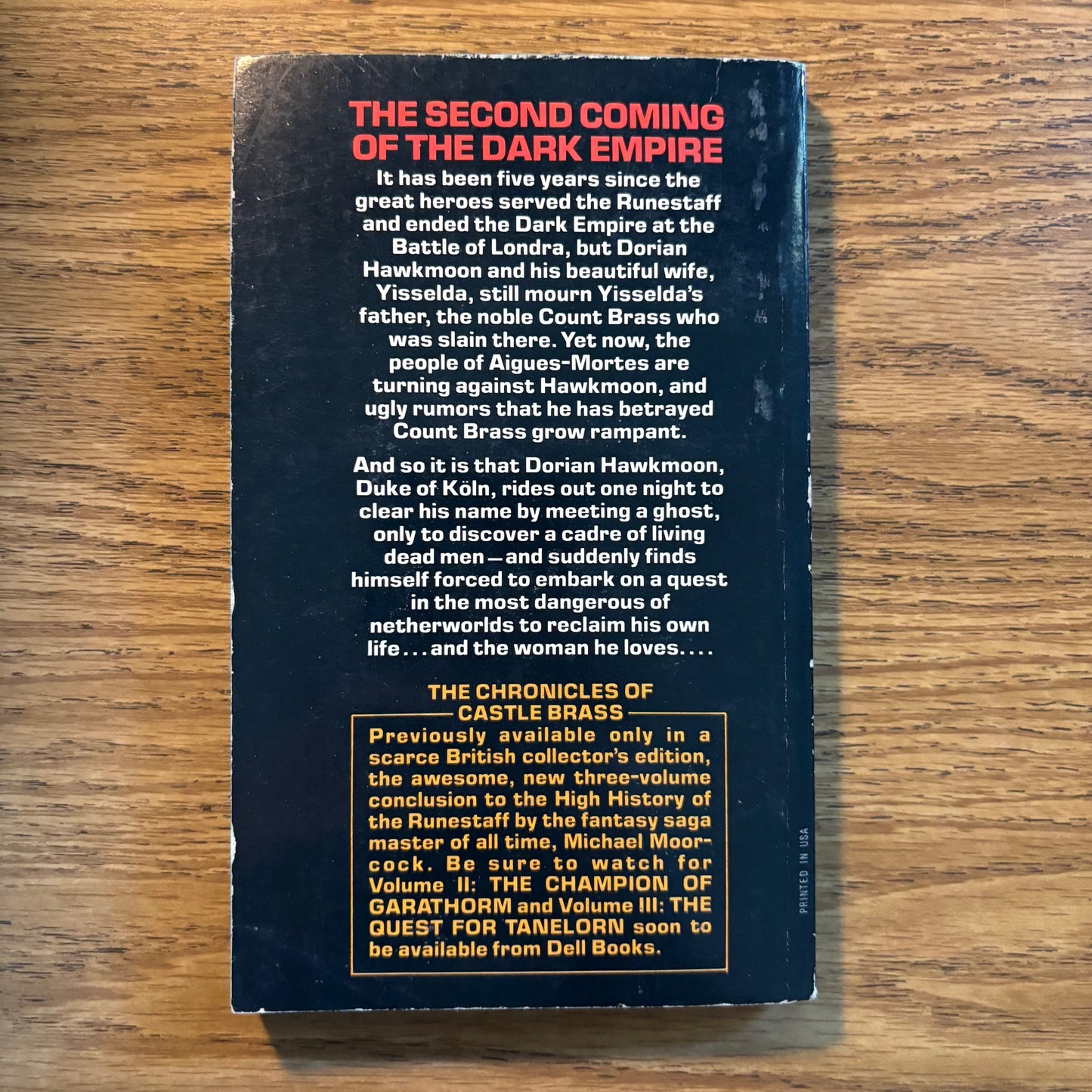Michael Moorcock - Count Brass - First Edition